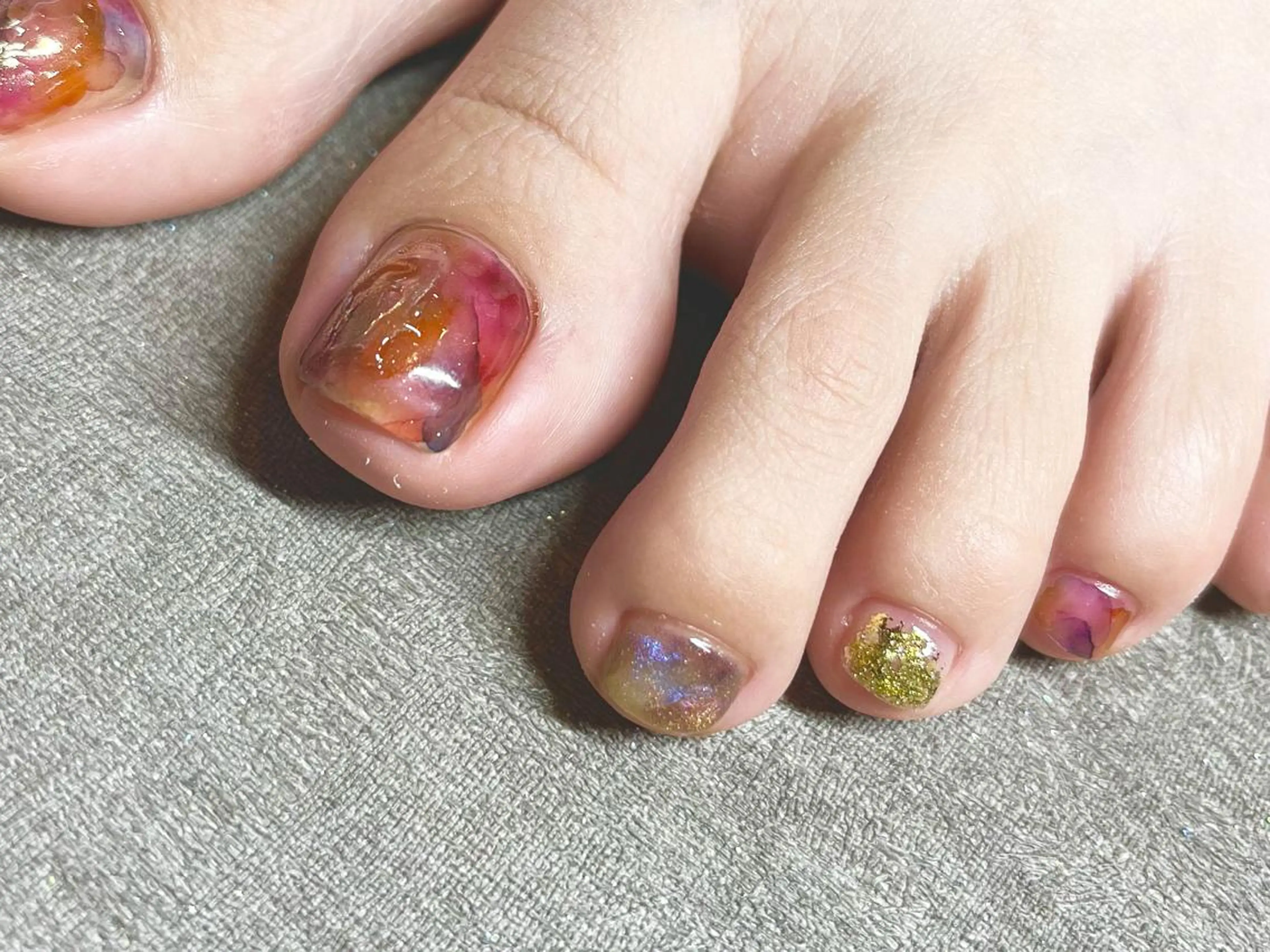 ネイル フットネイル 小河 仁美のネイルデザイン