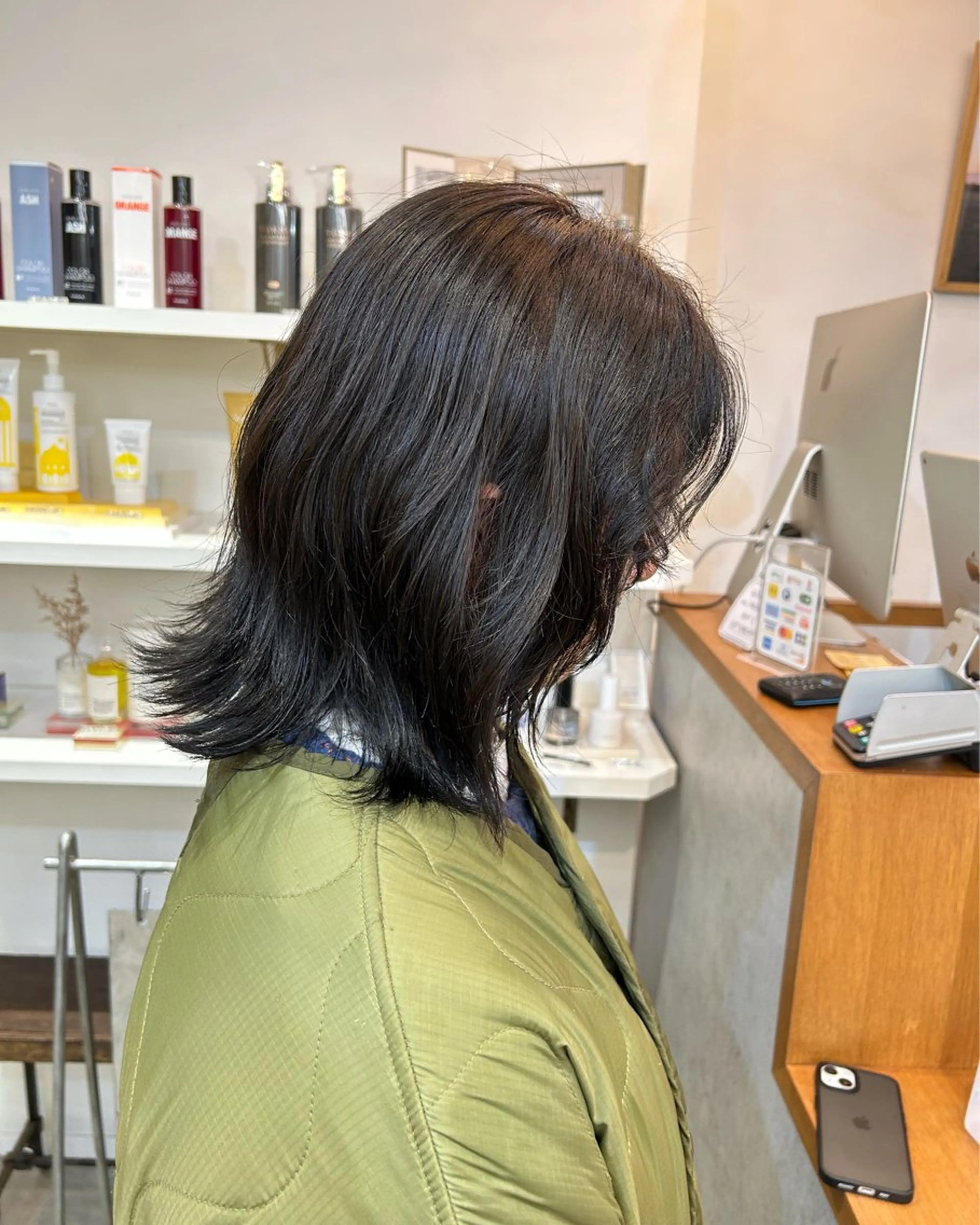 ミディアム カラー パーマ 表参道OLSEN✂︎ nanamiのヘアスタイル