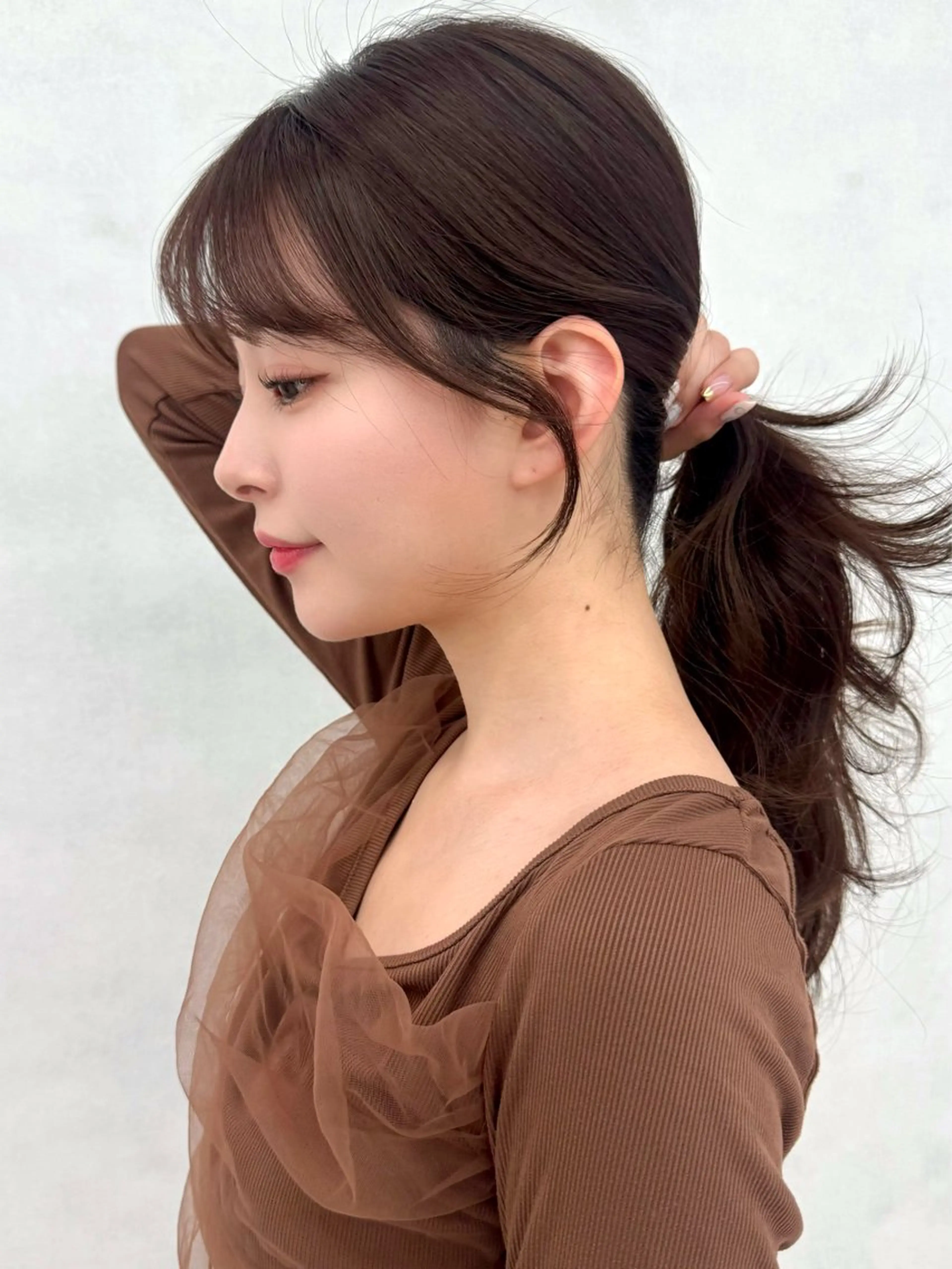 ロング カット 縮毛矯正 🇰🇷韓国ヘア🤍 副店長/栗田のヘアスタイル