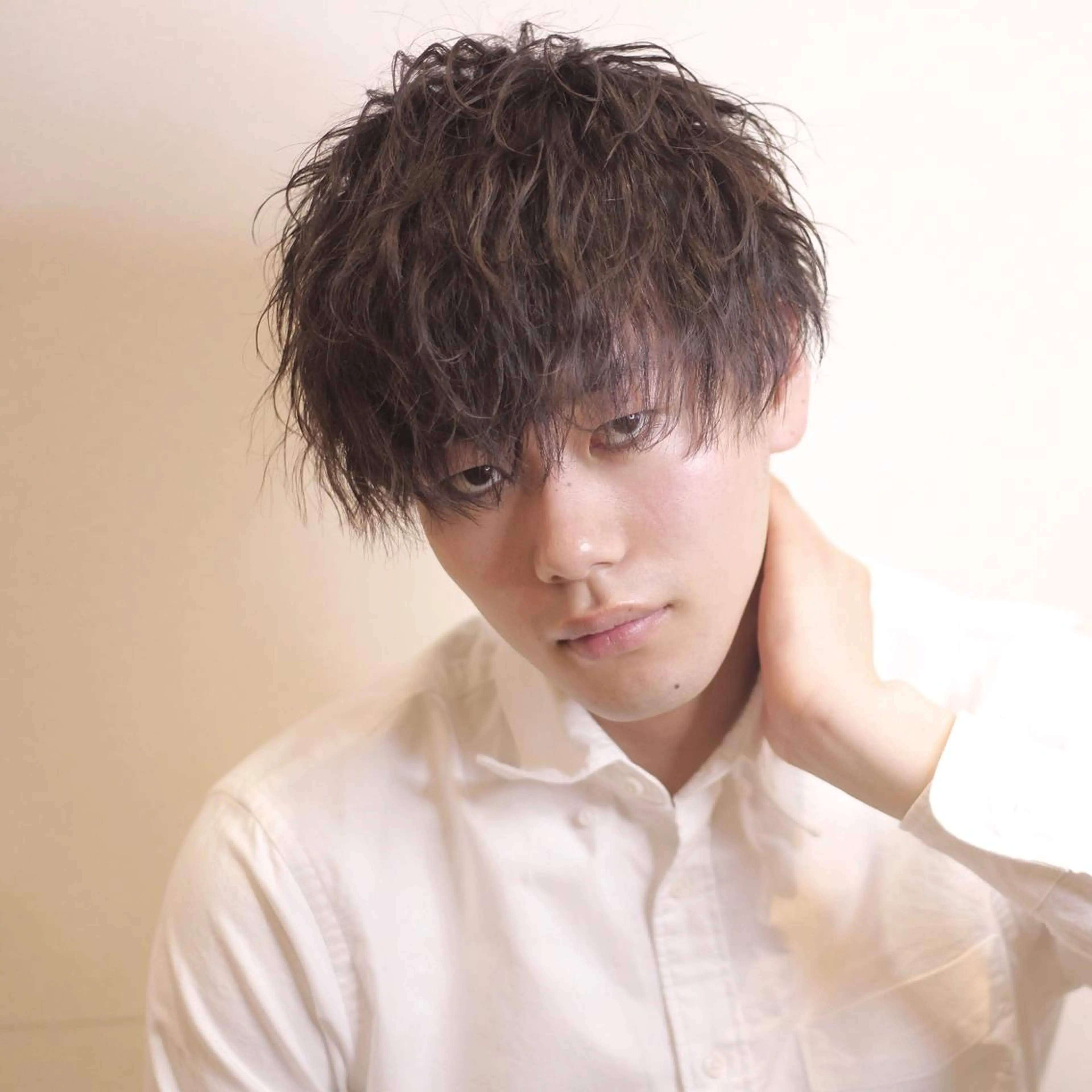 パーマ メンズ メンズパーマ スパイラルパーマ メンズサロン【owl 心斎橋】難波/アメ村のヘアスタイル