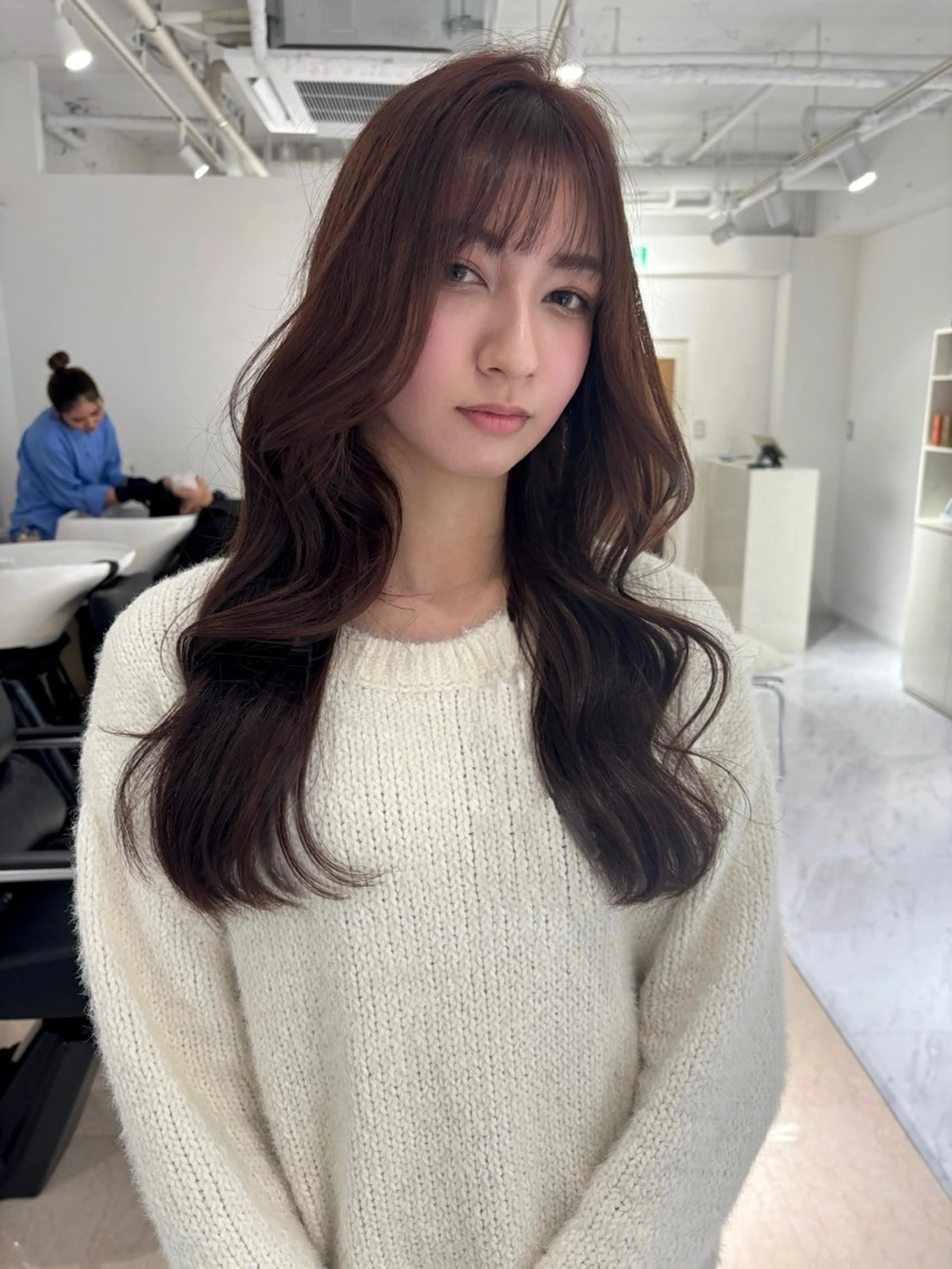 ロング 韓国レイヤー🤍 髪質改善seriraのヘアスタイル