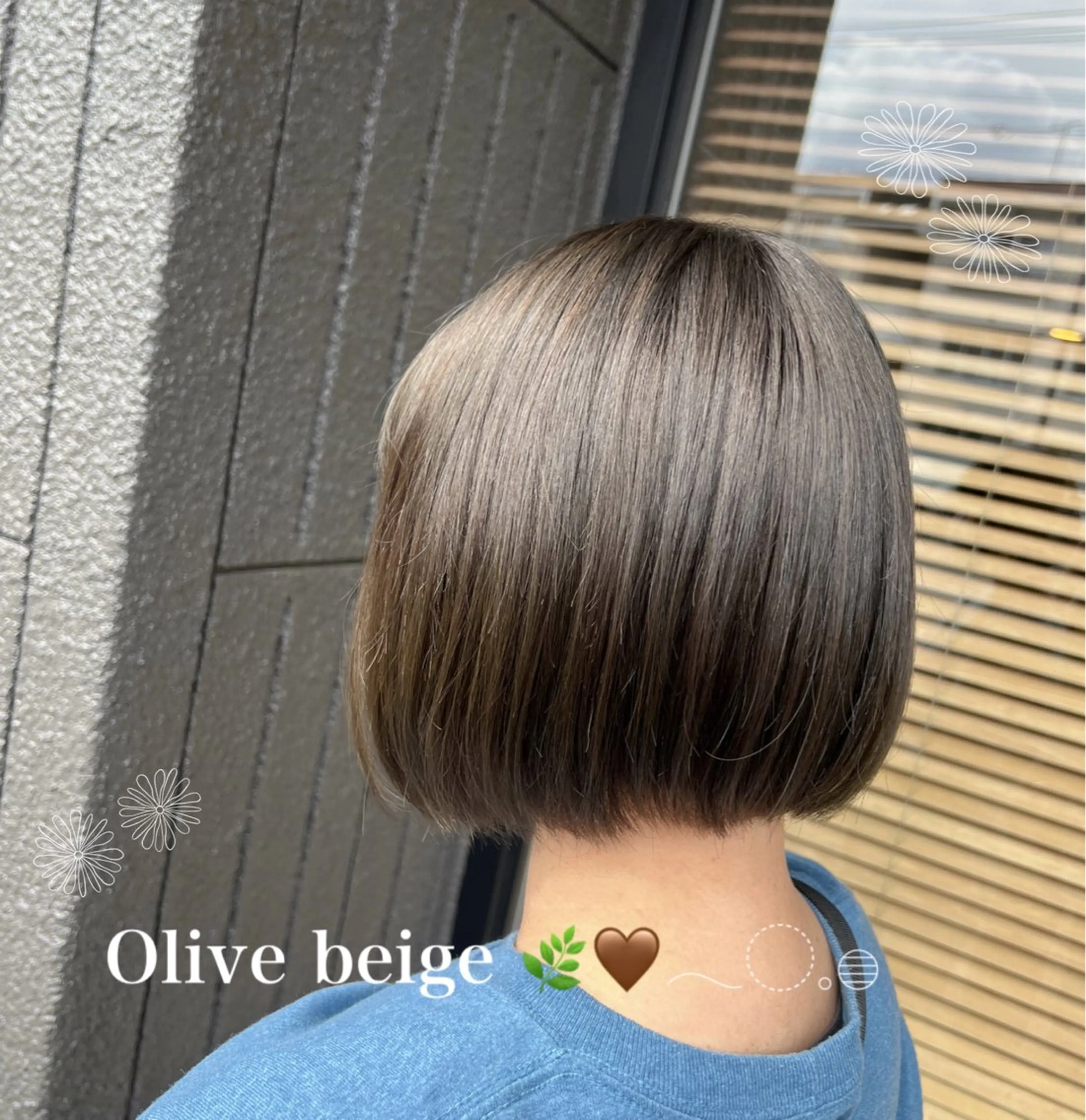 カラー ベージュカラー オリーブベージュ オレンジ カット ヘアカラー 愛乃 εїз⟡.·*.のヘアスタイル