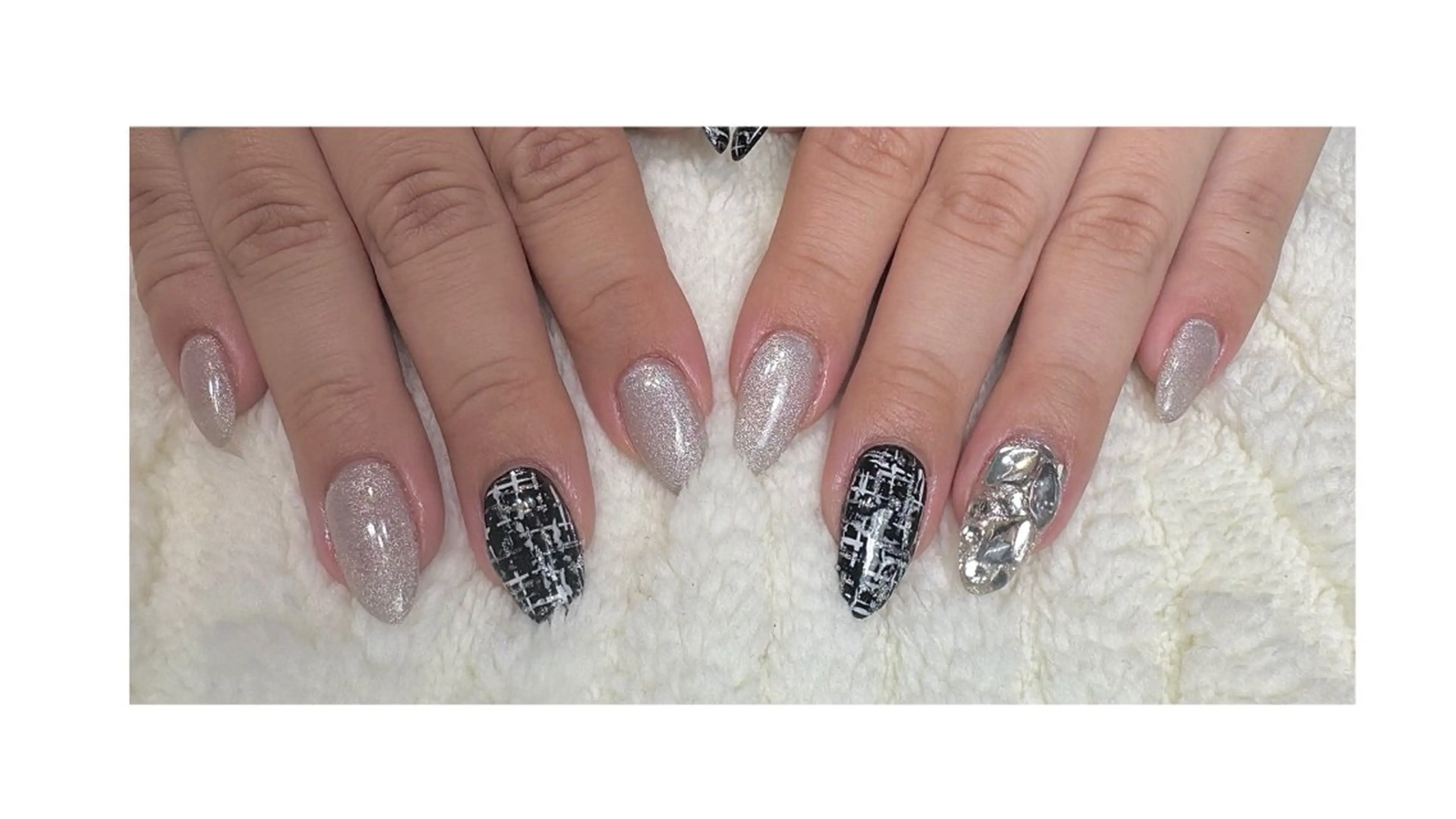 ネイル ツイードネイル LinoTino nailのネイルデザイン