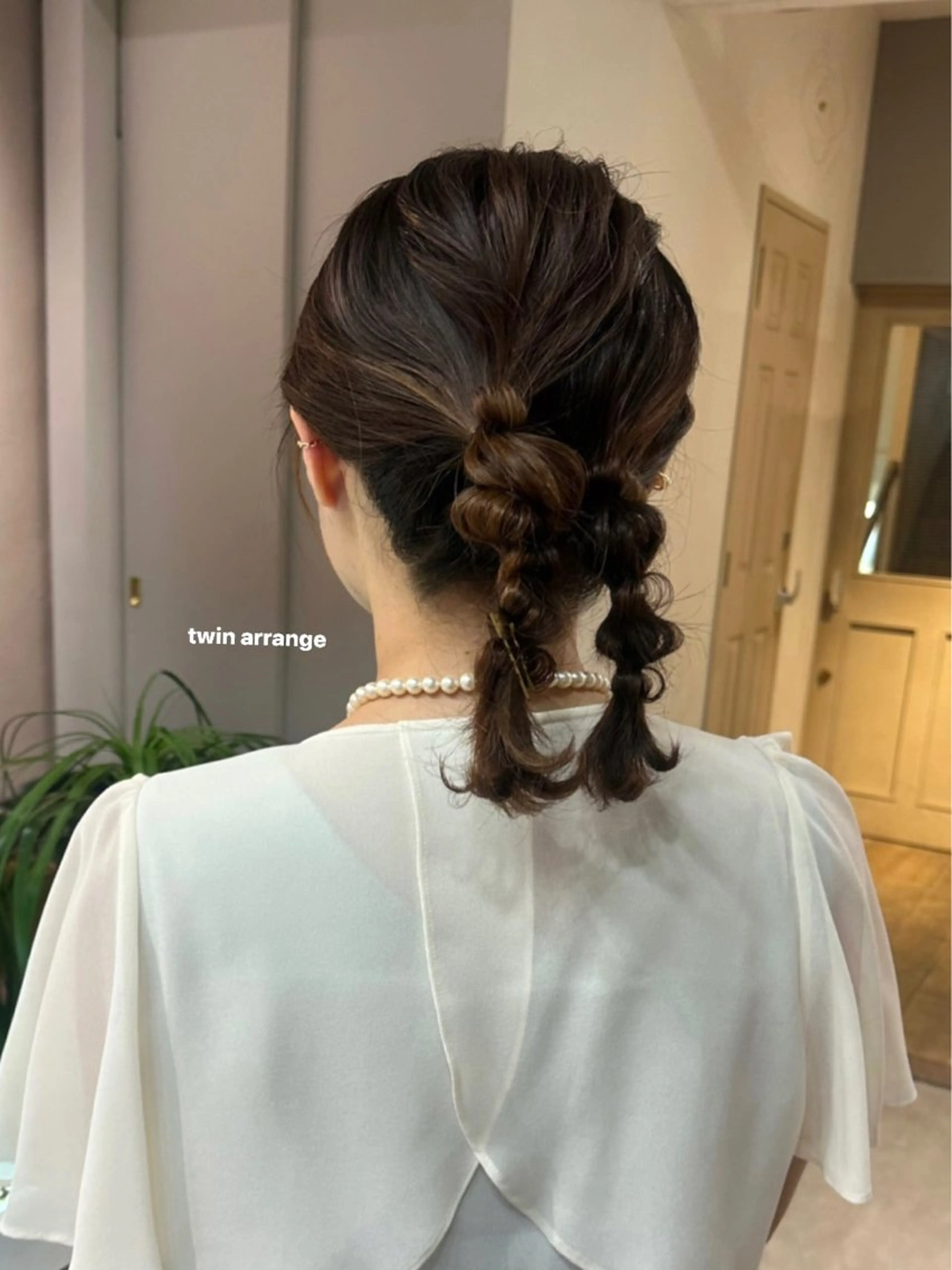 ミディアム ヘアアレンジ ヘアセット 暖色/レイヤーカット 🌙オノユリカのヘアスタイル