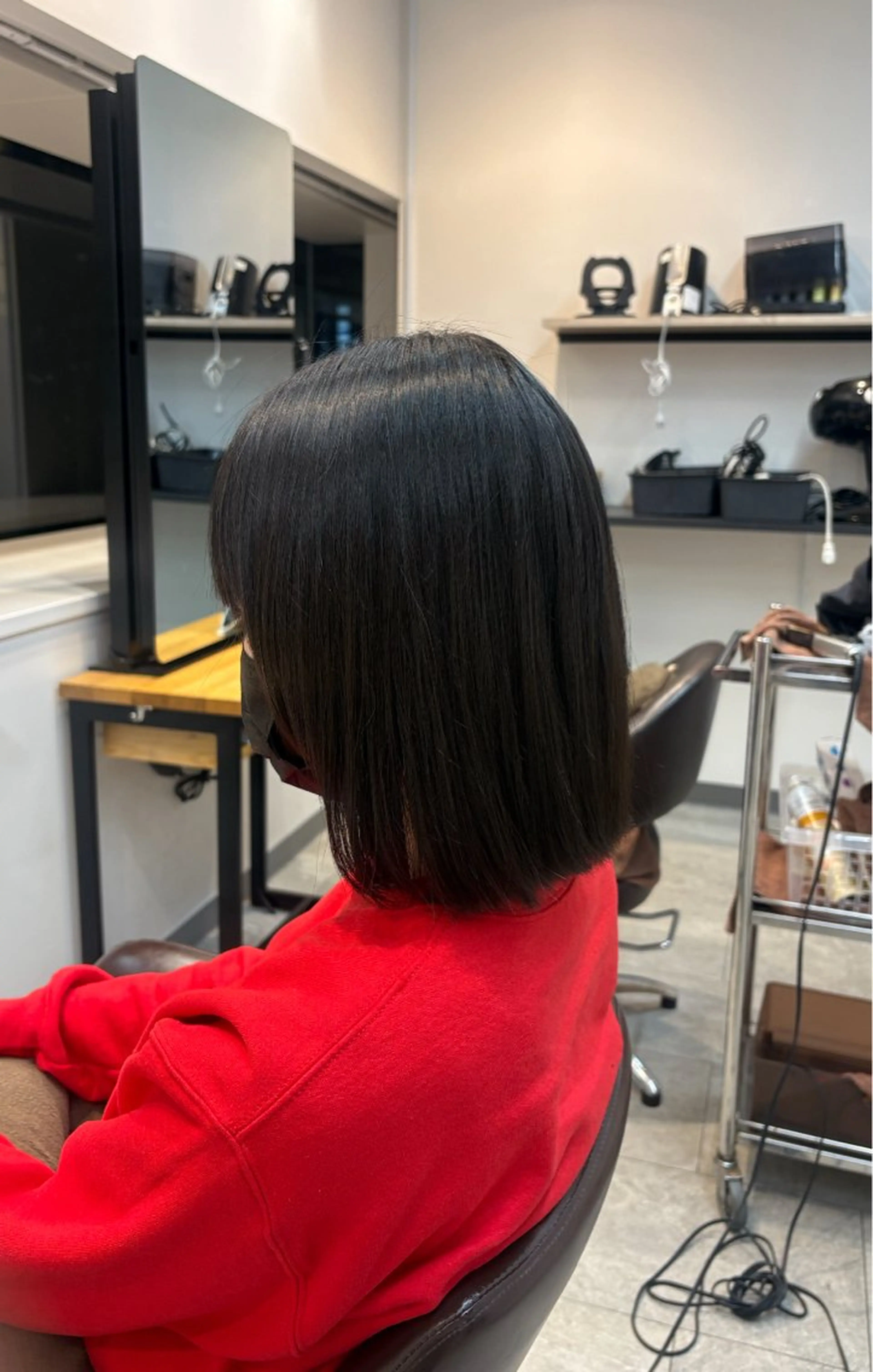 ショート 縮毛矯正 neaf 六本木店所属・六本木🩷ハイライト 望月彩音のヘアスタイル