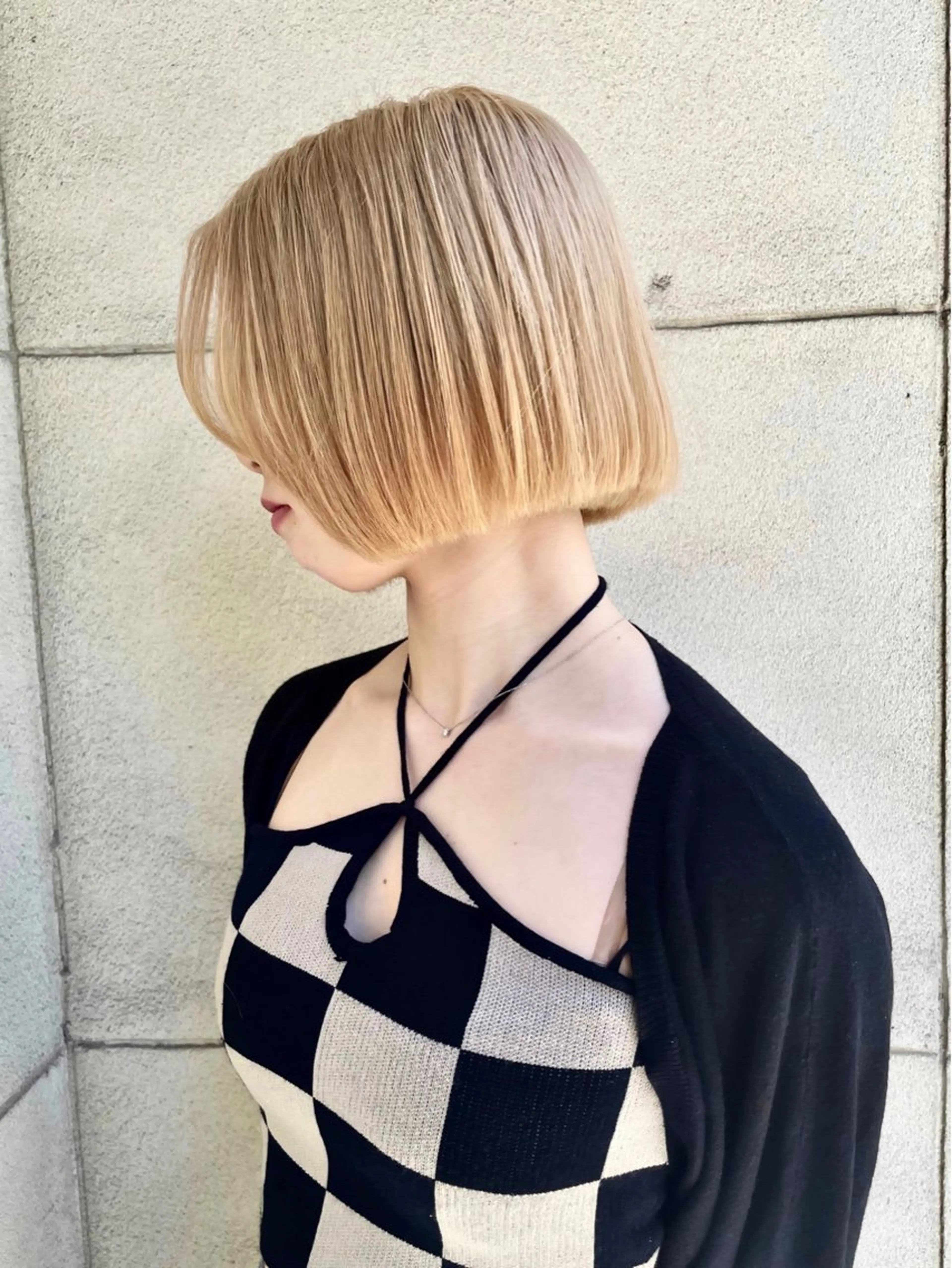 ショート カラー カット ヘアカラー トリートメント カラー指名No.1/ 艶カラー/ハイトーンのヘアスタイル