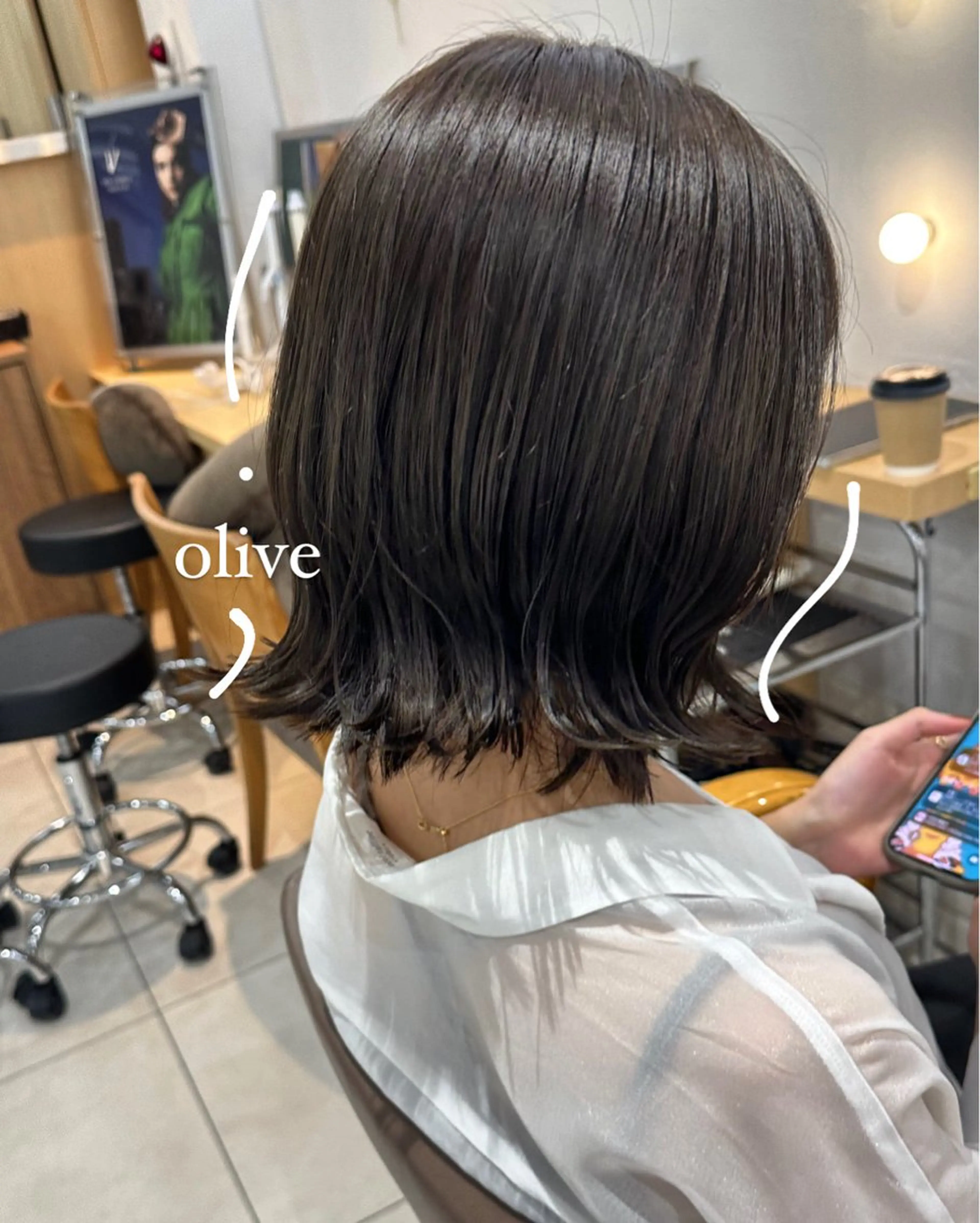 ショート ボブ 外ハネヘア カット トリートメント 山下恋佳/矢場町/ ブリーチ/ショートのヘアスタイル