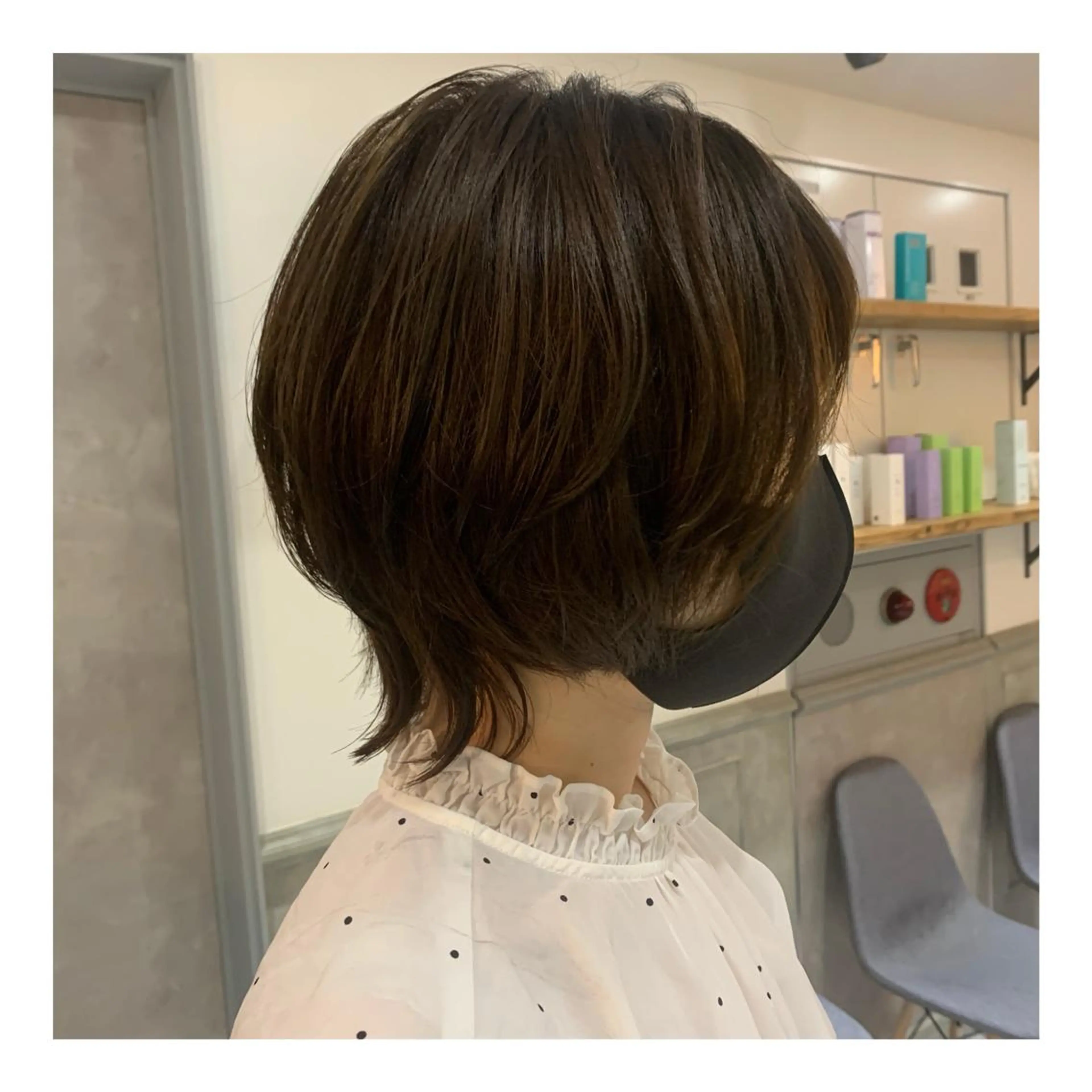 ミディアム カット ヘッドスパ TriumpH天王寺店【ミルボンAujua認定サロン】所属・SAKI🐈‍⬛【 HAPPY届けます】のヘアスタイル