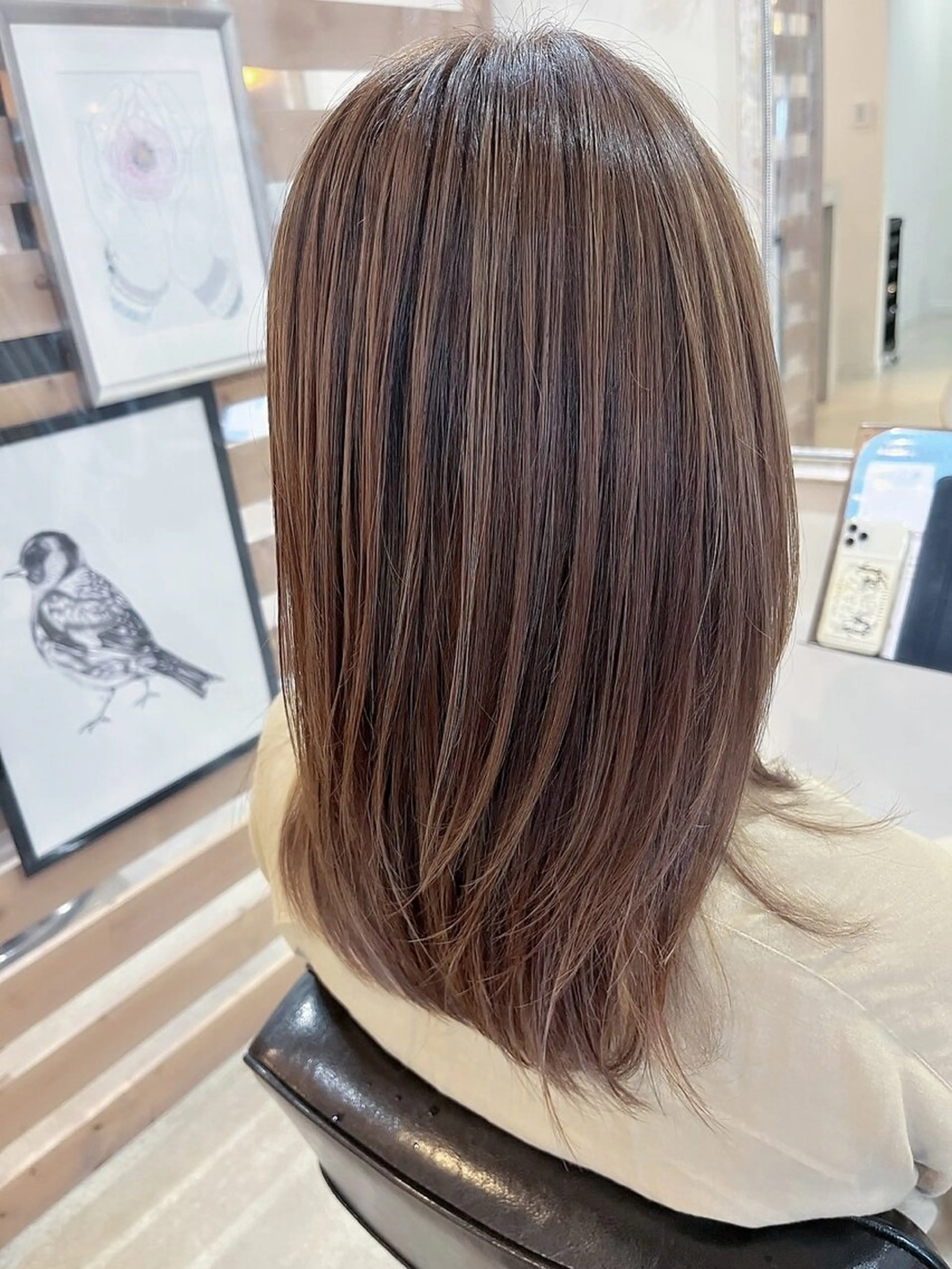 ロング エミュ（emu）所属・emu minekoのヘアスタイル