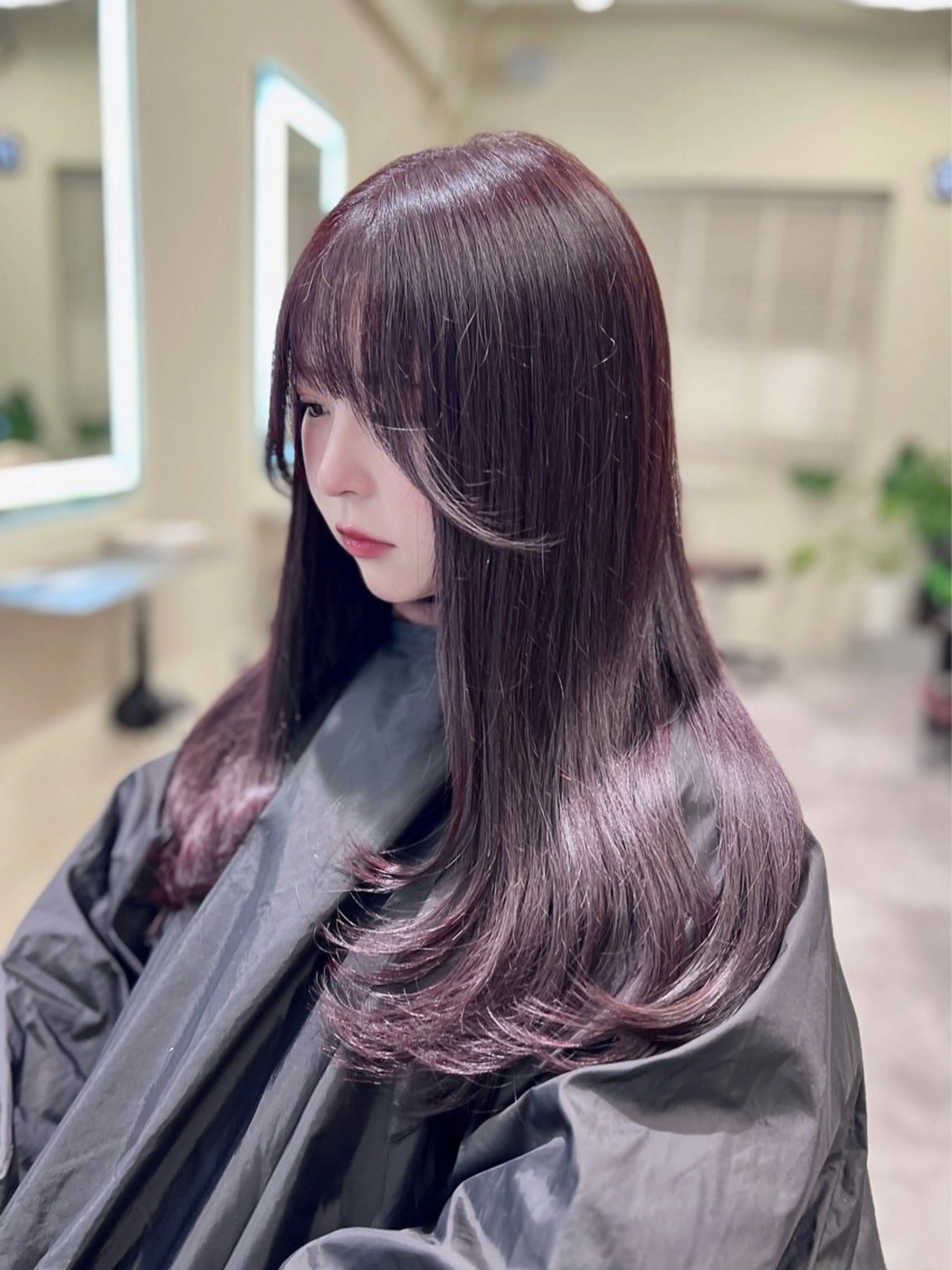 ロング haruna🤍 中韓mix✨のヘアスタイル