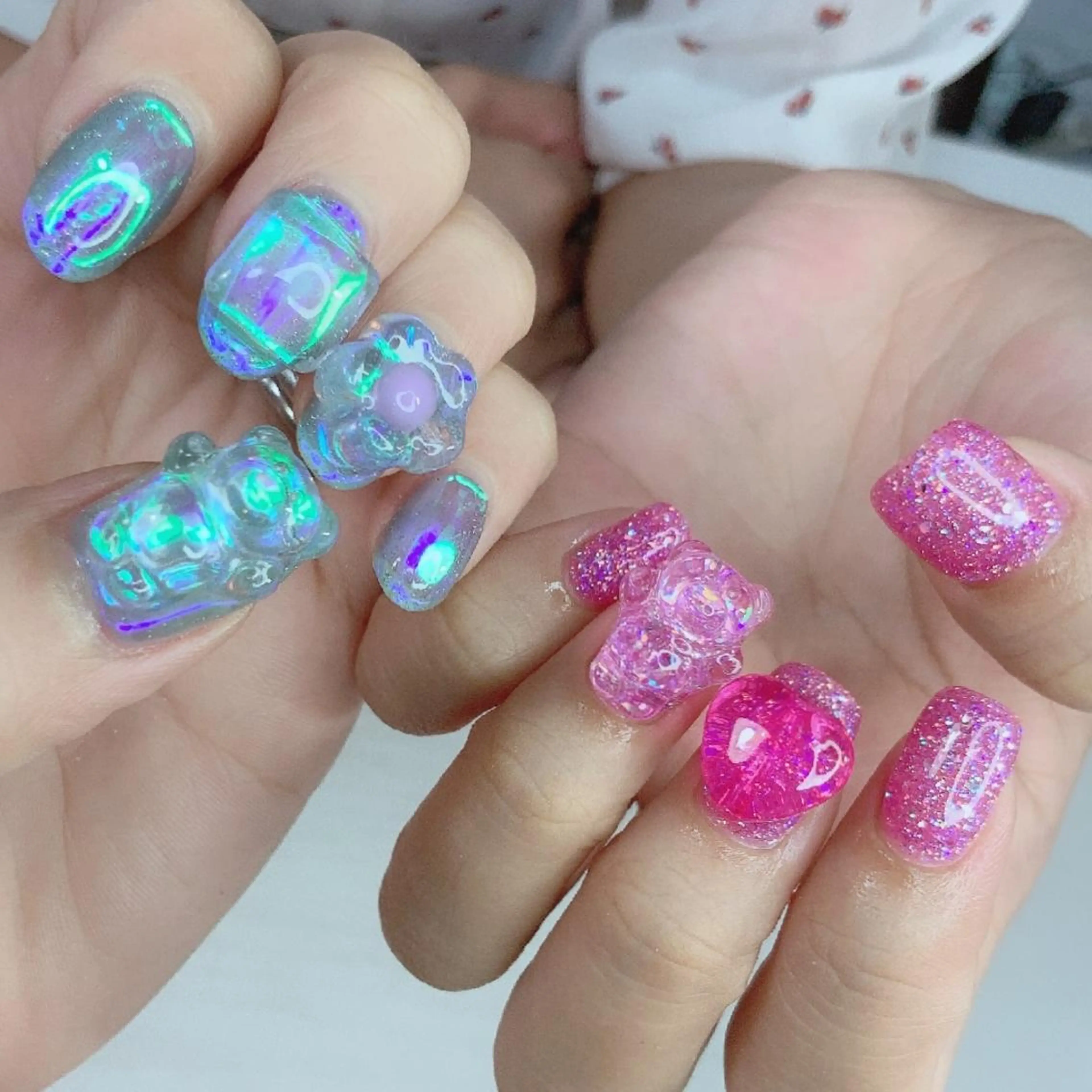 ネイル 氷ネイル・うるうるネイル   MAKInailのネイルデザイン