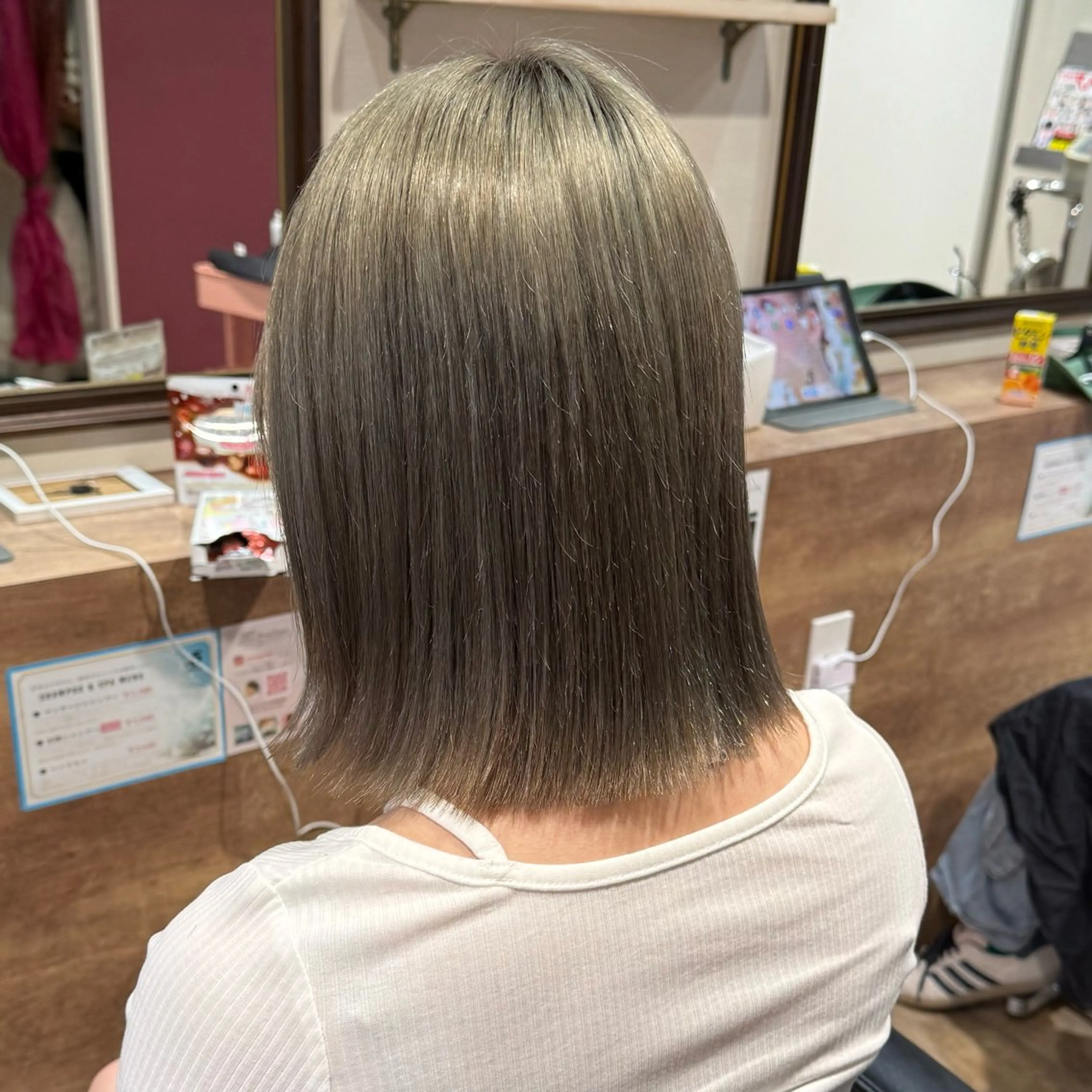 ミディアム カラー ヘアカラー 柔らかいcolor ￤韓国￤🩰マユ🩰のヘアスタイル