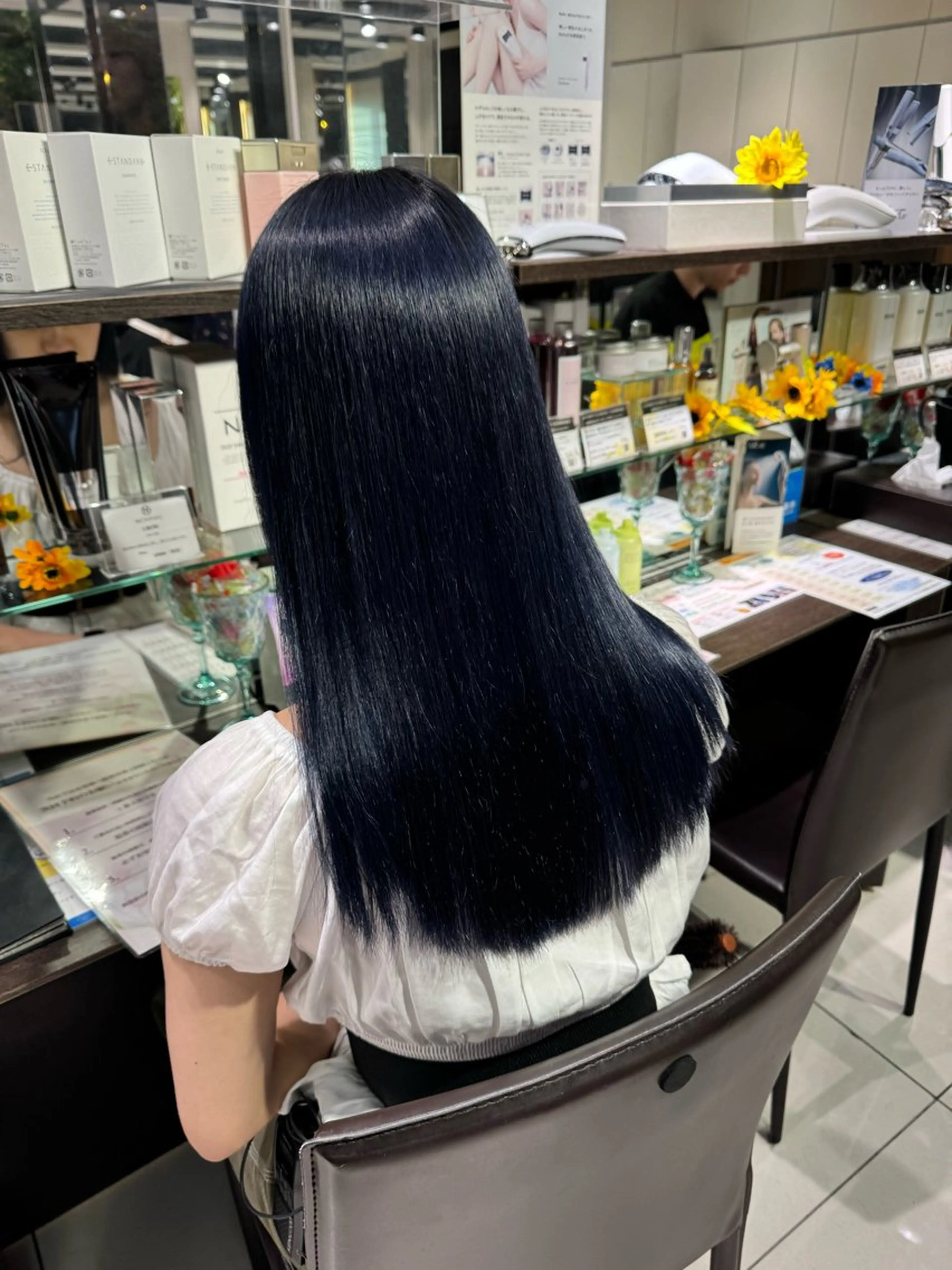 ロング カラー ヘアカラー トリートメント 髪質改善/透明感カラ ー/レイヤー/あやはのヘアスタイル