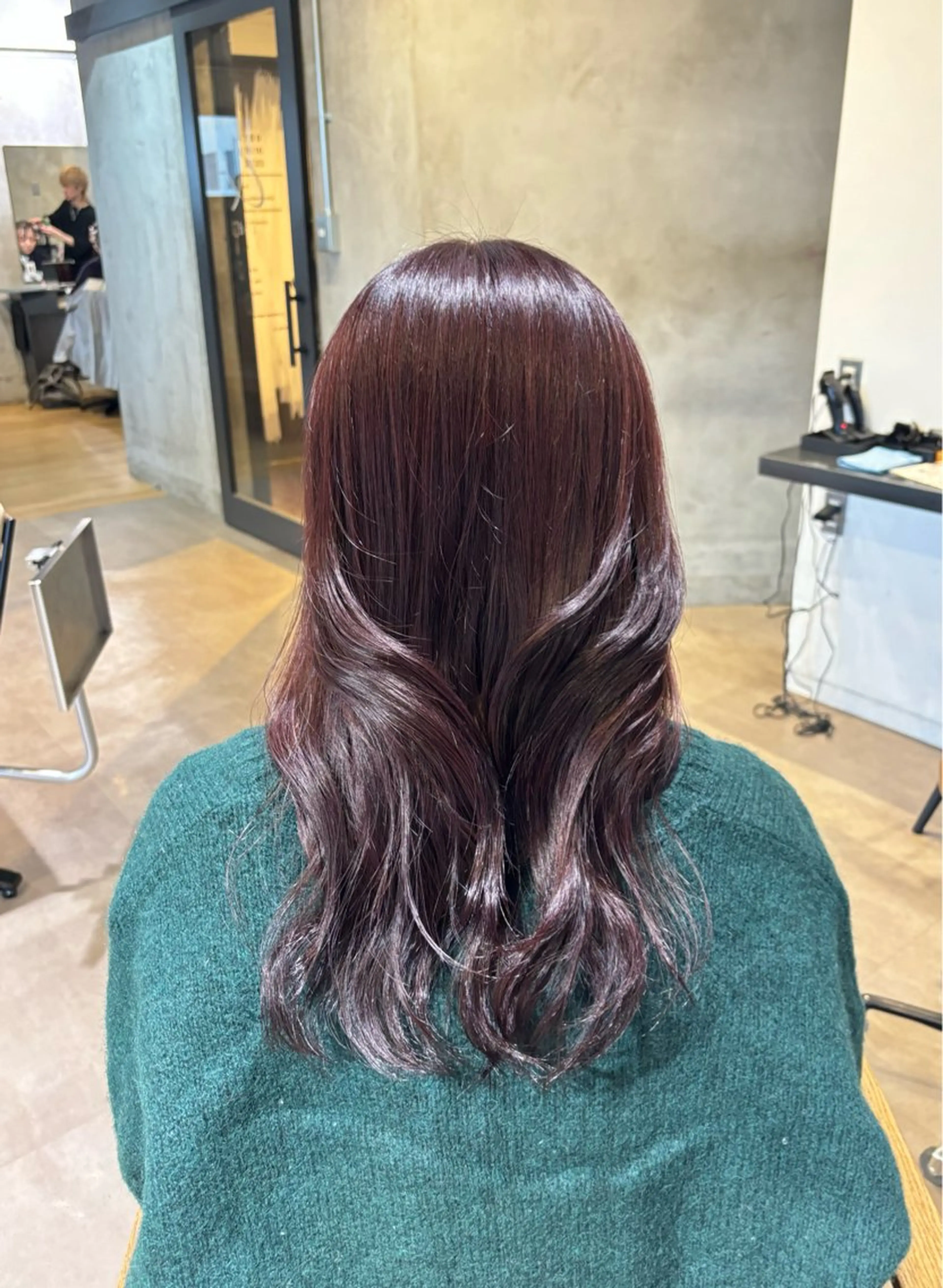 ロング カラー ヨシンモリ 韓国風ヘア カット ヘアカラー ‪‪❤︎‬韓国ヘア ❤︎/saraのヘアスタイル