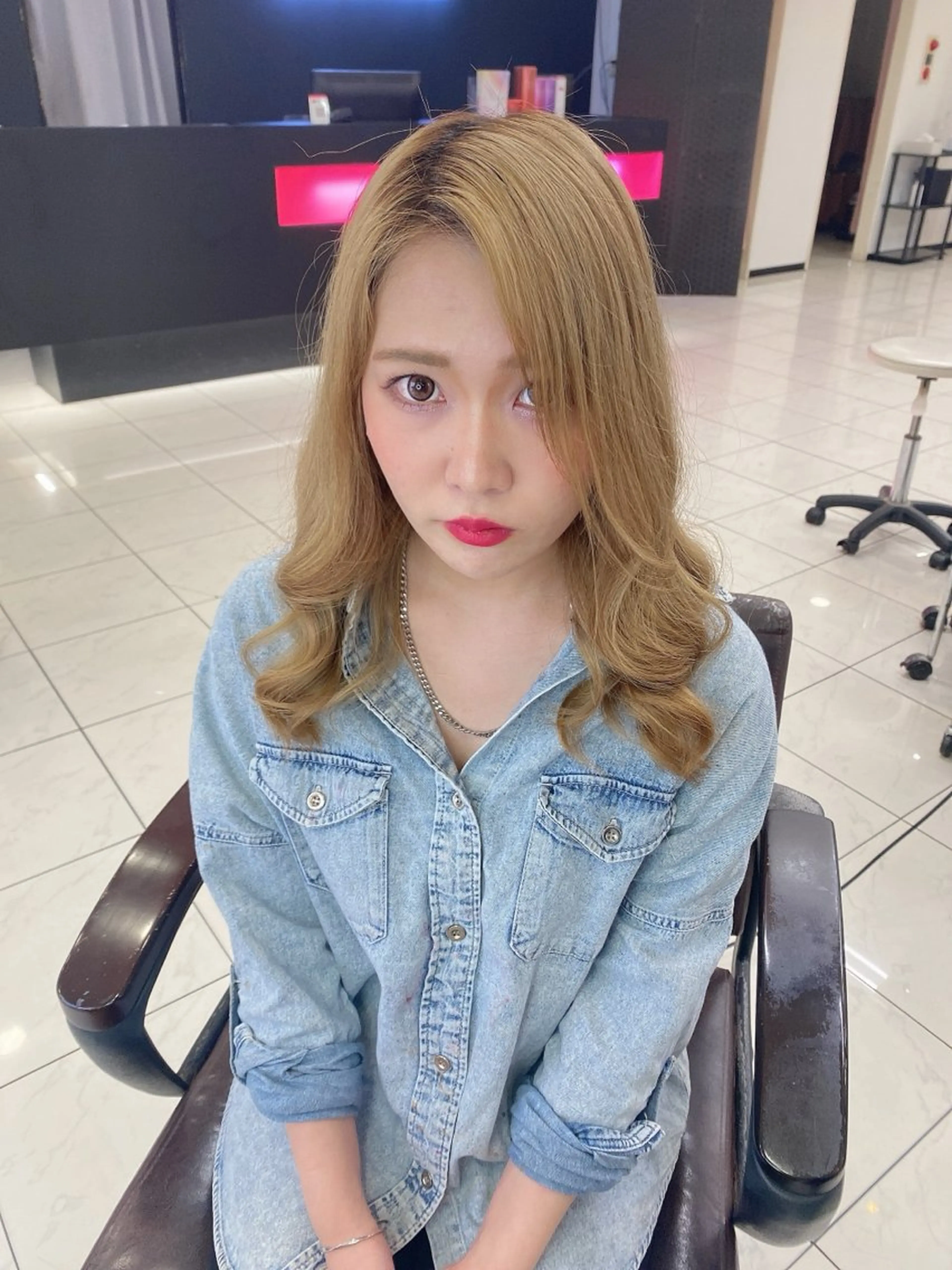 ロング カット ヘアカラー エクステ KAZU TACKYのヘアスタイル