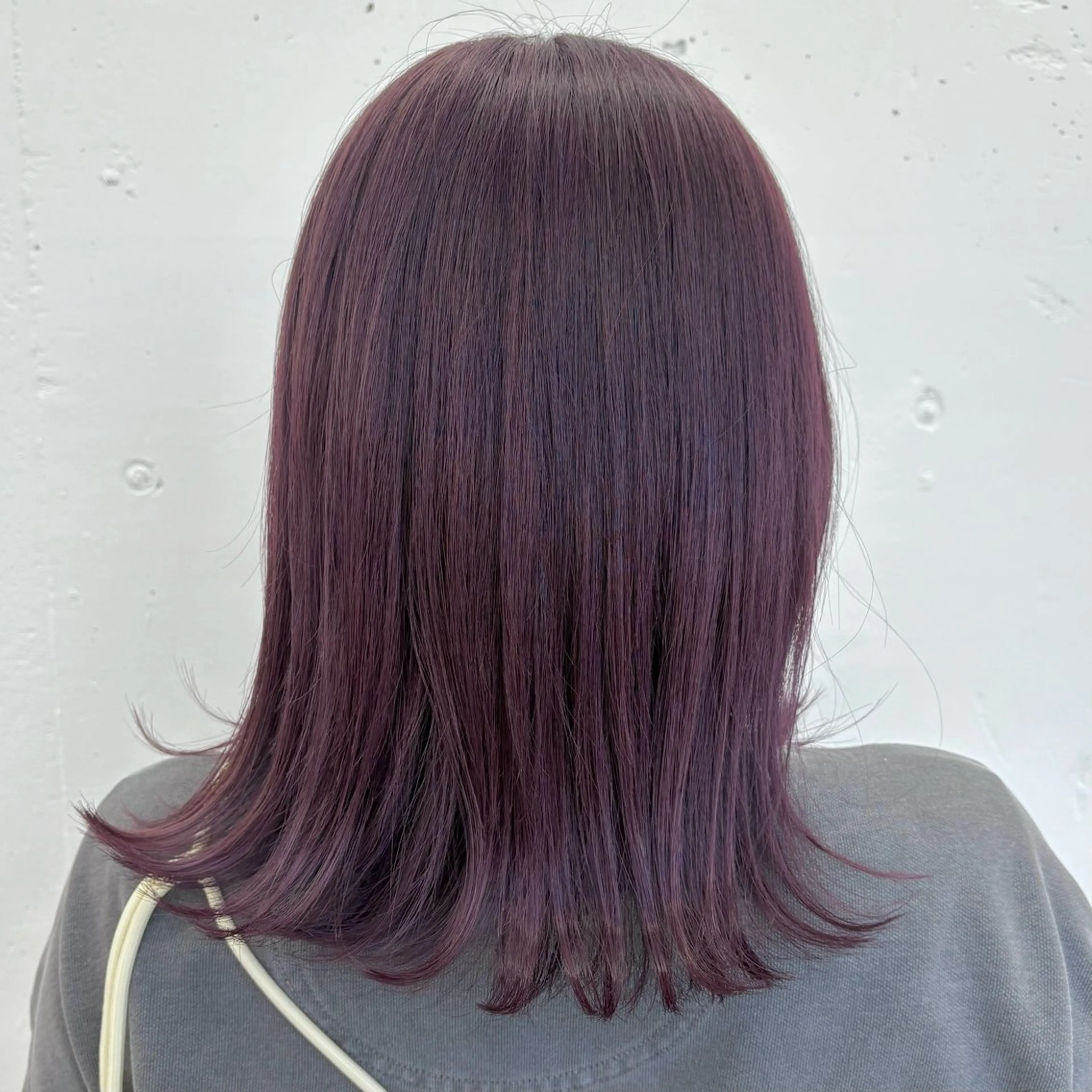 ミディアム カラー ブリーチ ラベンダーカラー カット ヘアカラー トリートメント ❣️星野のあ❣️ 優しいダブルブリーチのヘアスタイル