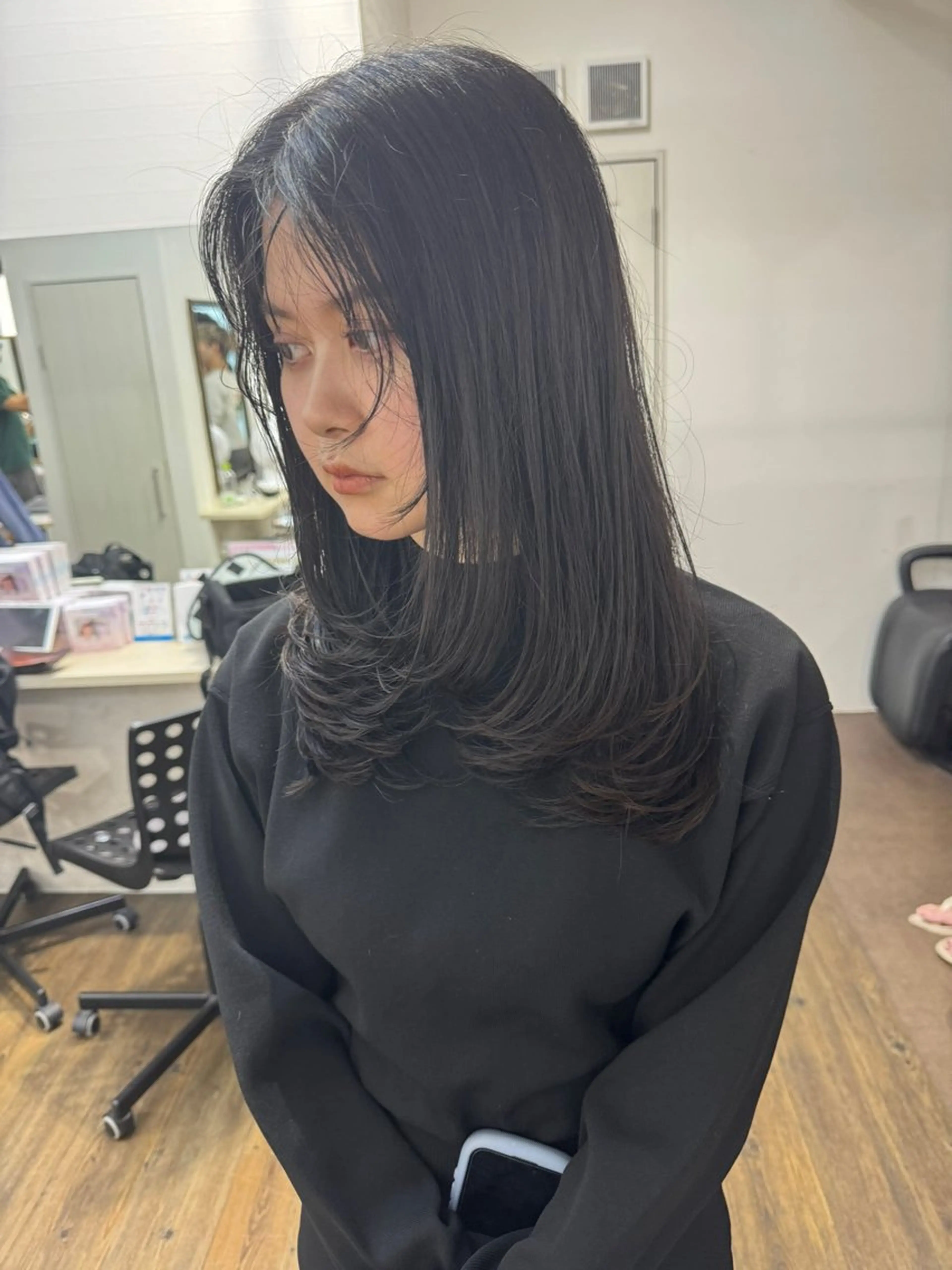 【メンテナンス】透明感カラー+3stepトリートメントの写真