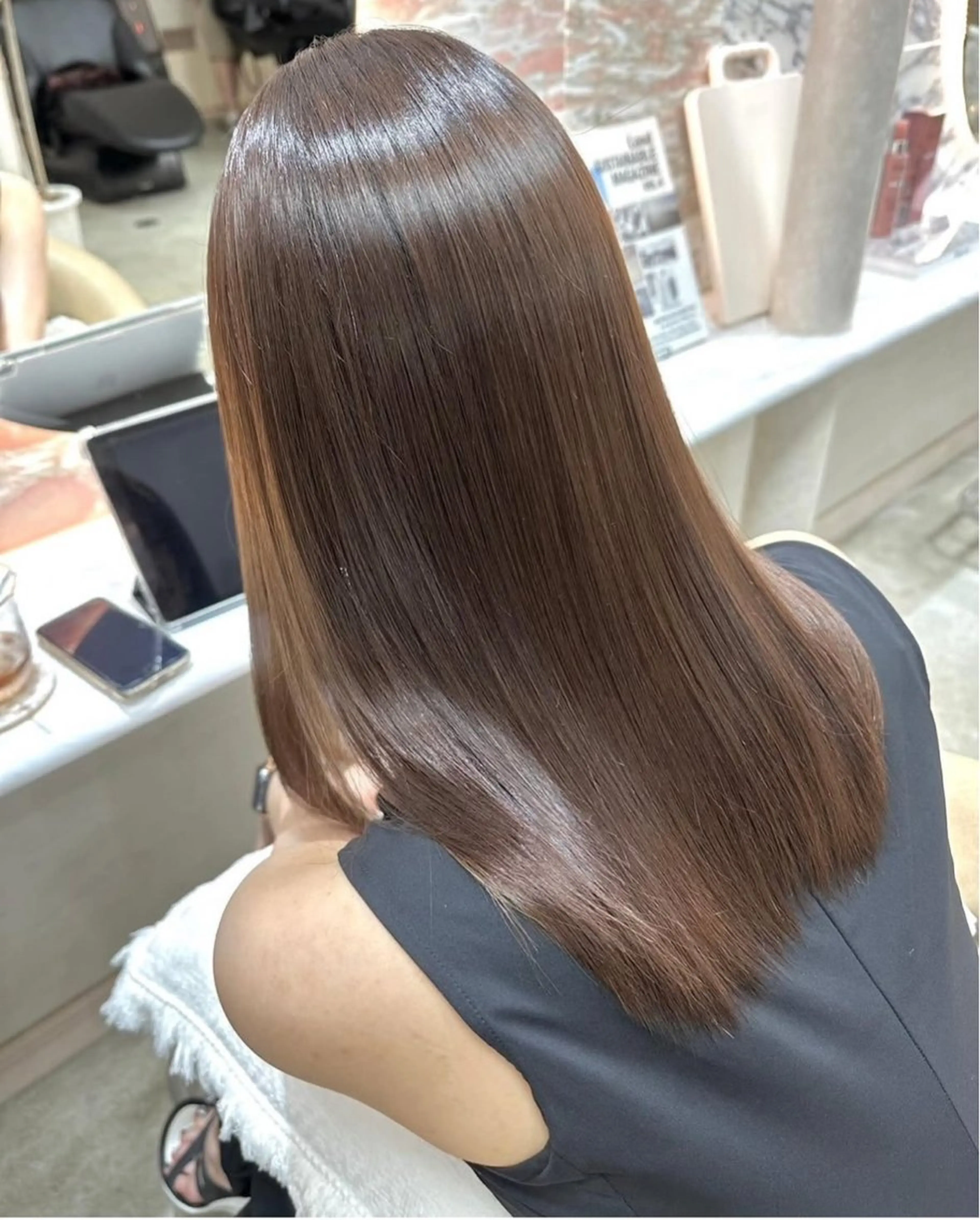 ポイント縮毛矯正💖✨️ +  1stepトリートメント(ナノケアスチーマー付き🧖🏻‍♀️)の写真