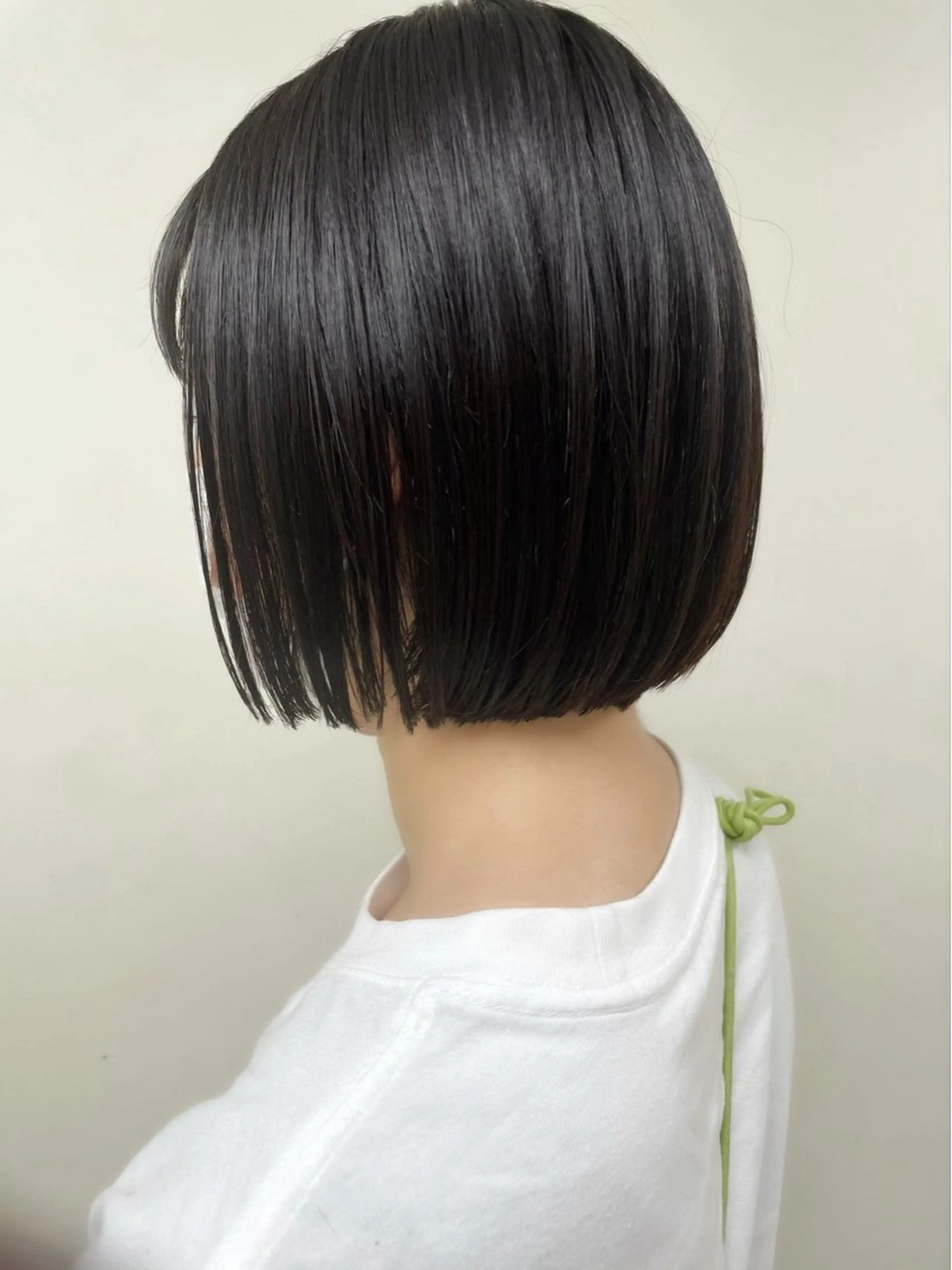 ショート 切りっぱなしボブ ボブ 神戸ボブ✂️ ioe三宮/田 伸佳のヘアスタイル