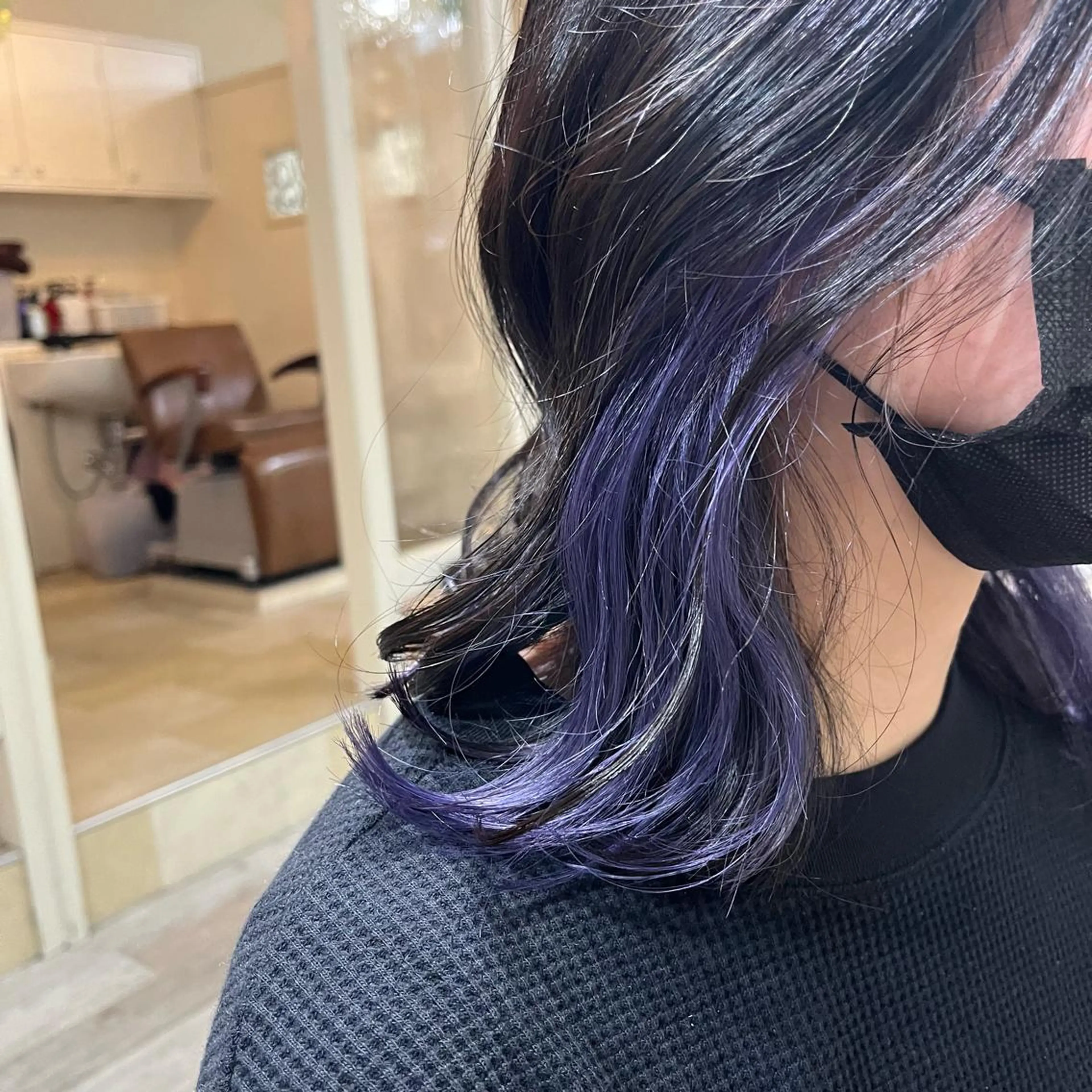 ミディアム カラー ブリーチ ラベンダーカラー カラー特化美容師 なかもと たつひろのヘアスタイル