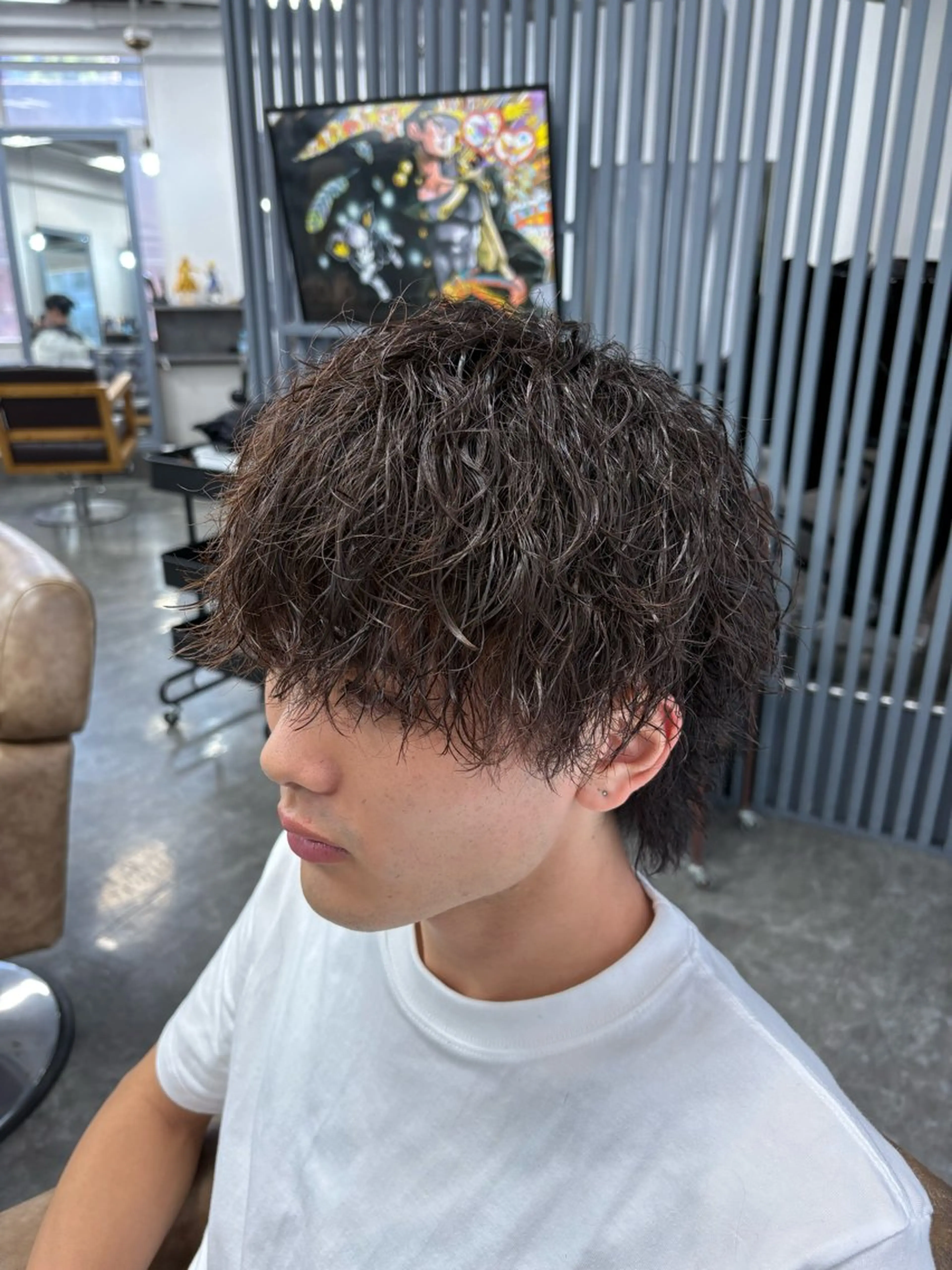 パーマ メンズ カット パーマ KING of hair by NOISM所属・梅田/メンズカット/ パーマ/秋本 大智のヘアスタイル