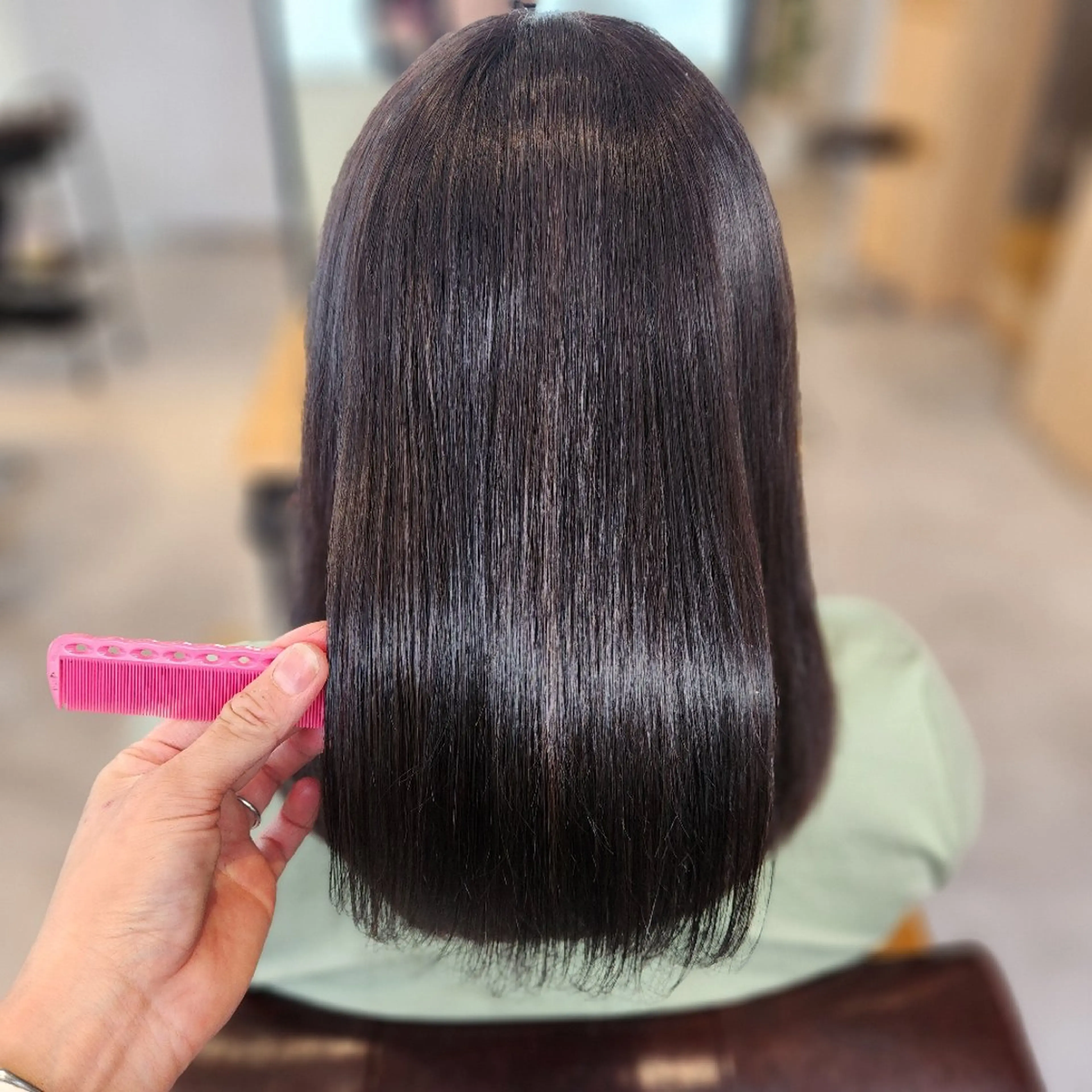 カラー ミディアム 髪質改善 O.hair designers所属・シールエクステ🎀 ホシノ🕒ユウカのヘアスタイル
