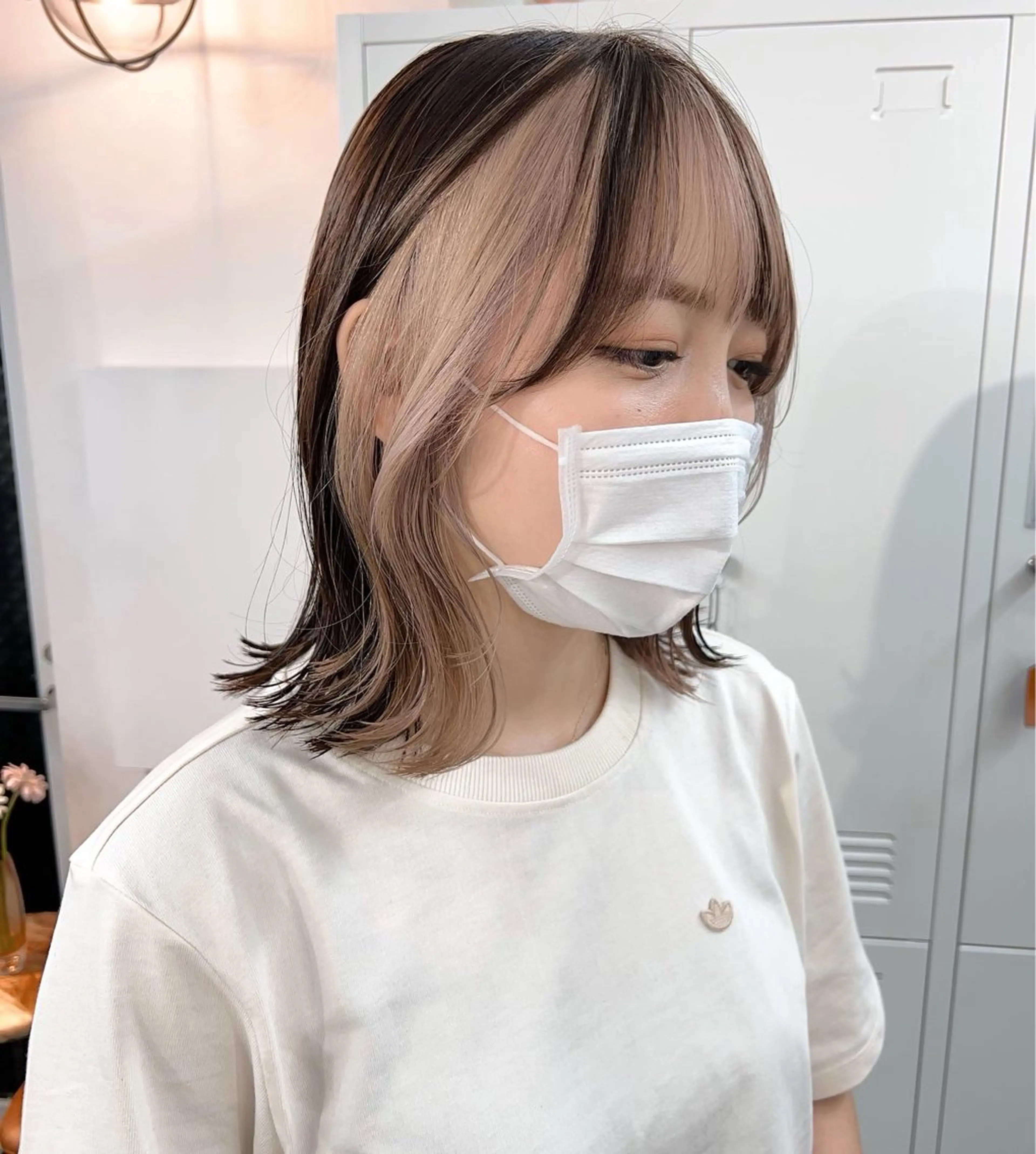 ミディアム ヘアカラー トリートメント ✨髪質改善✨原宿 えのもと　はなのヘアスタイル