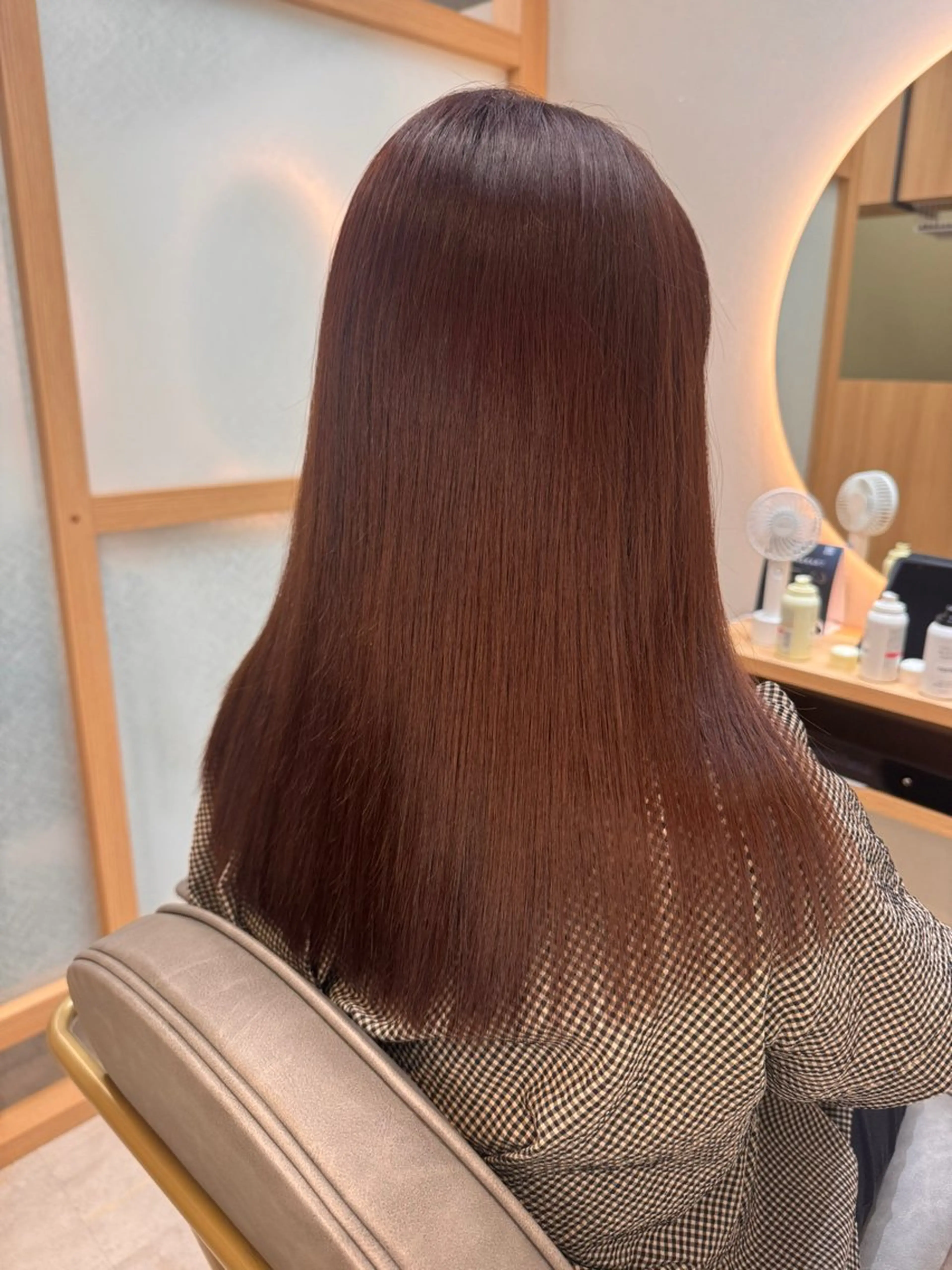 セミロング カラー みな🫧艶カラー/ 髪質改善/前髪カットのヘアスタイル