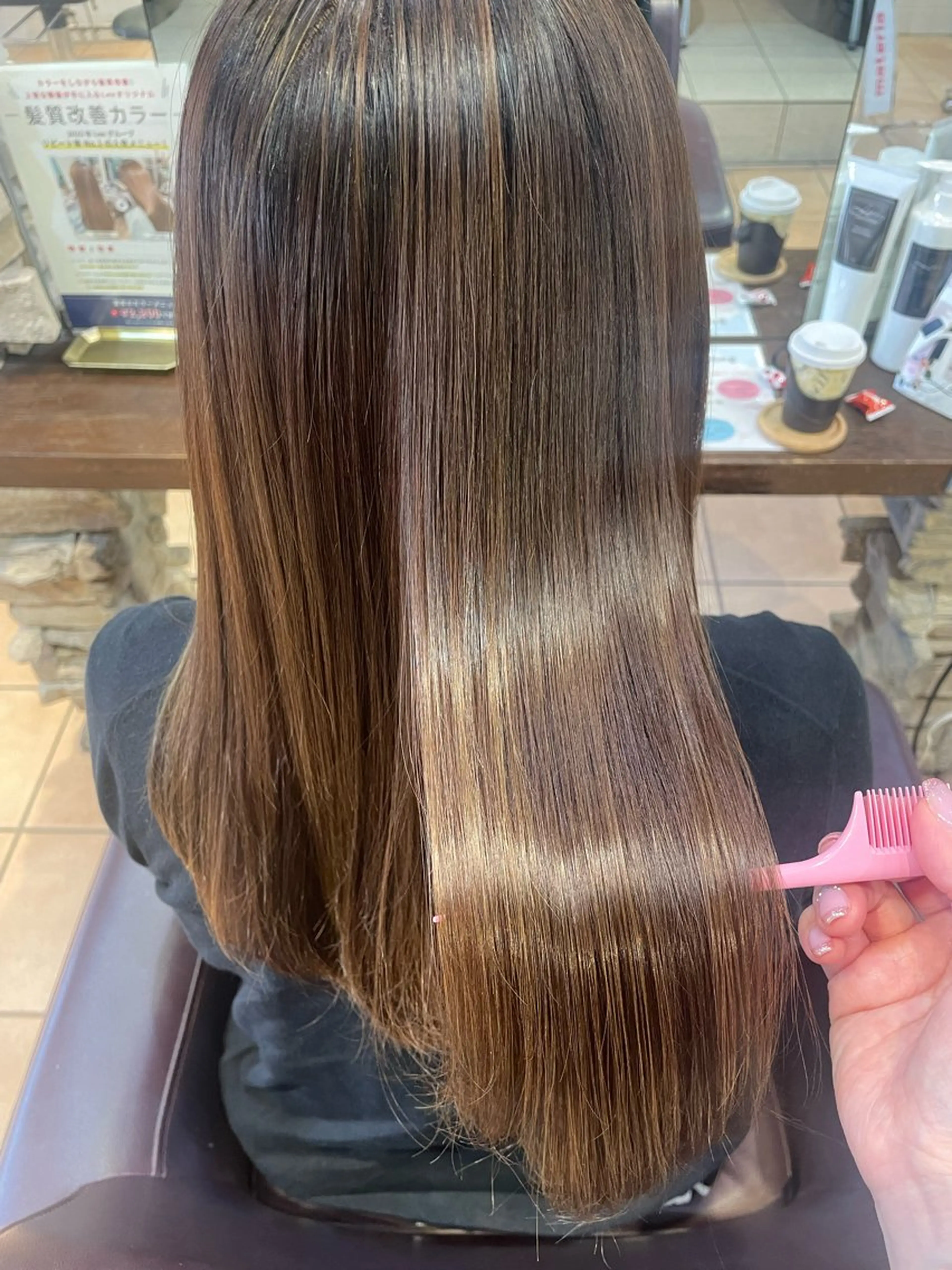 ロング lee甲子園 momokaのヘアスタイル