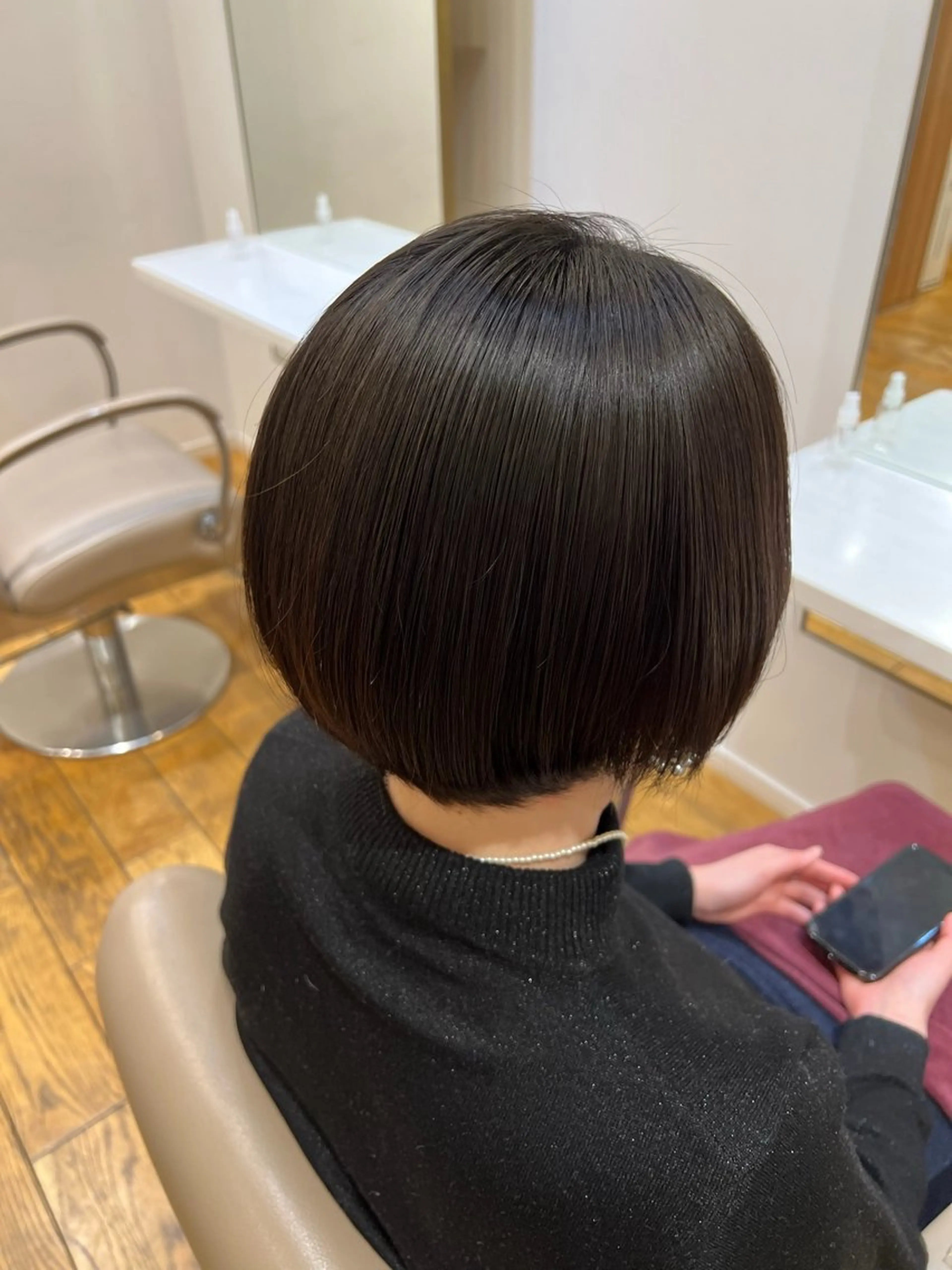 ミディアム カラー トーンアップ🦢 ユメのヘアスタイル