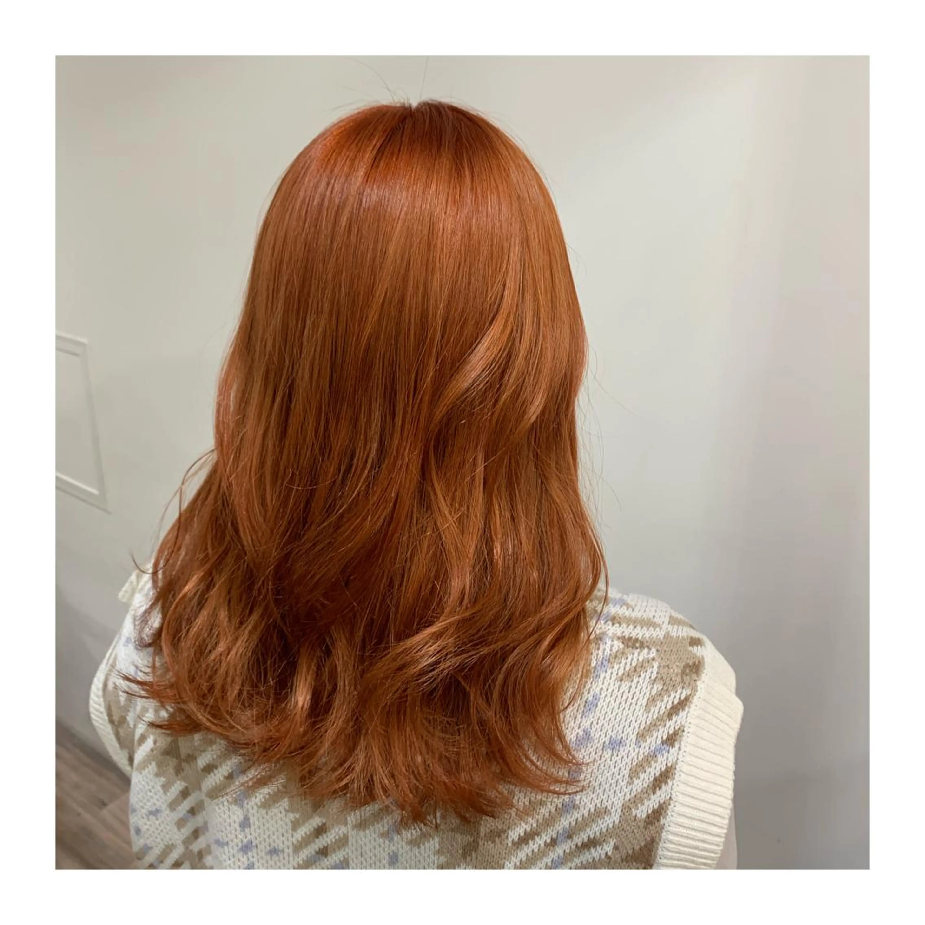 ロング カラー ヘアカラー あべ ゆうかのヘアスタイル