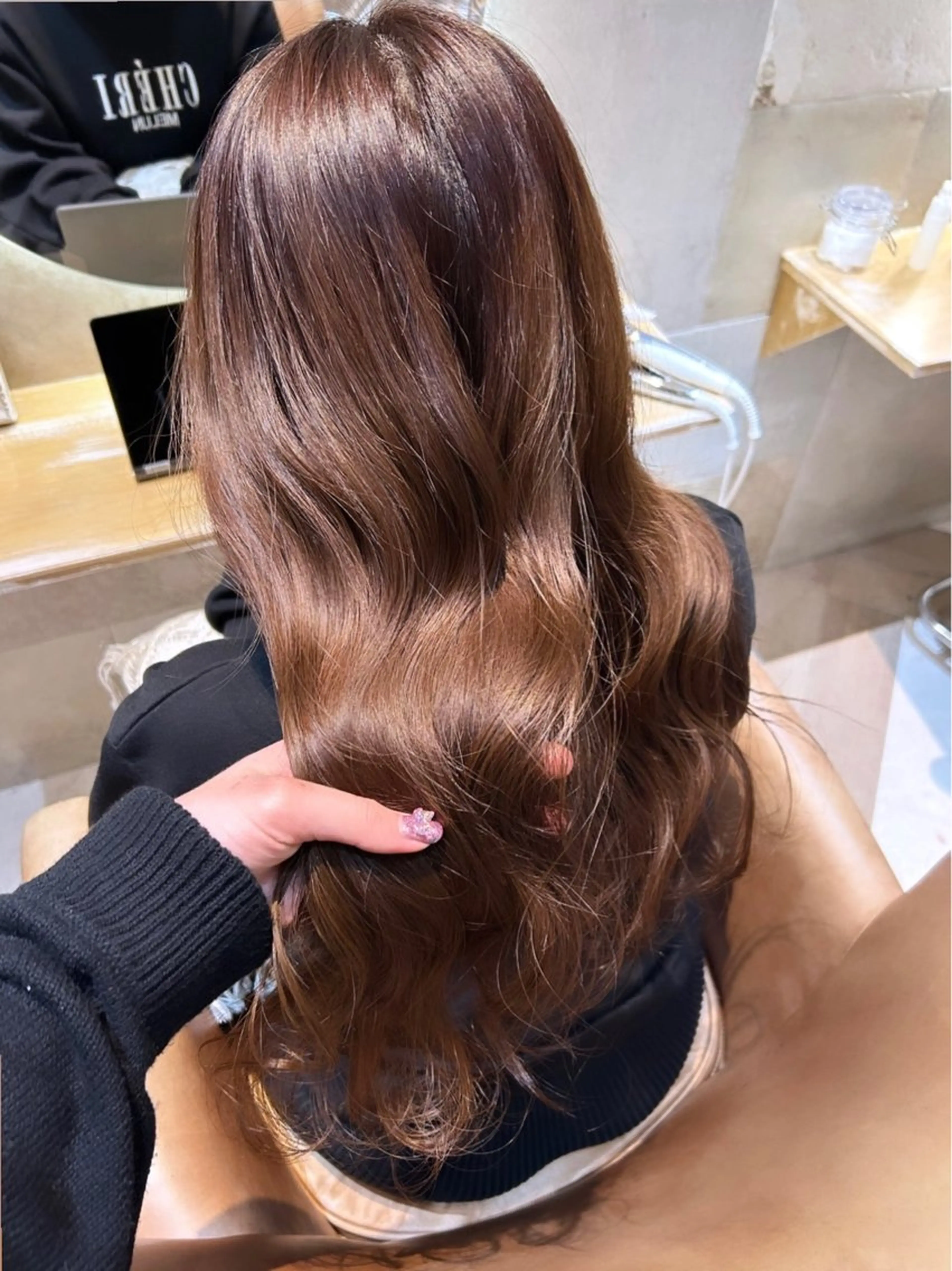 ロング カット ヘアカラー トリートメント Macherie by Lond(マシェリー バイ ロンド)所属・レイヤー ♡Miku♡のヘアスタイル