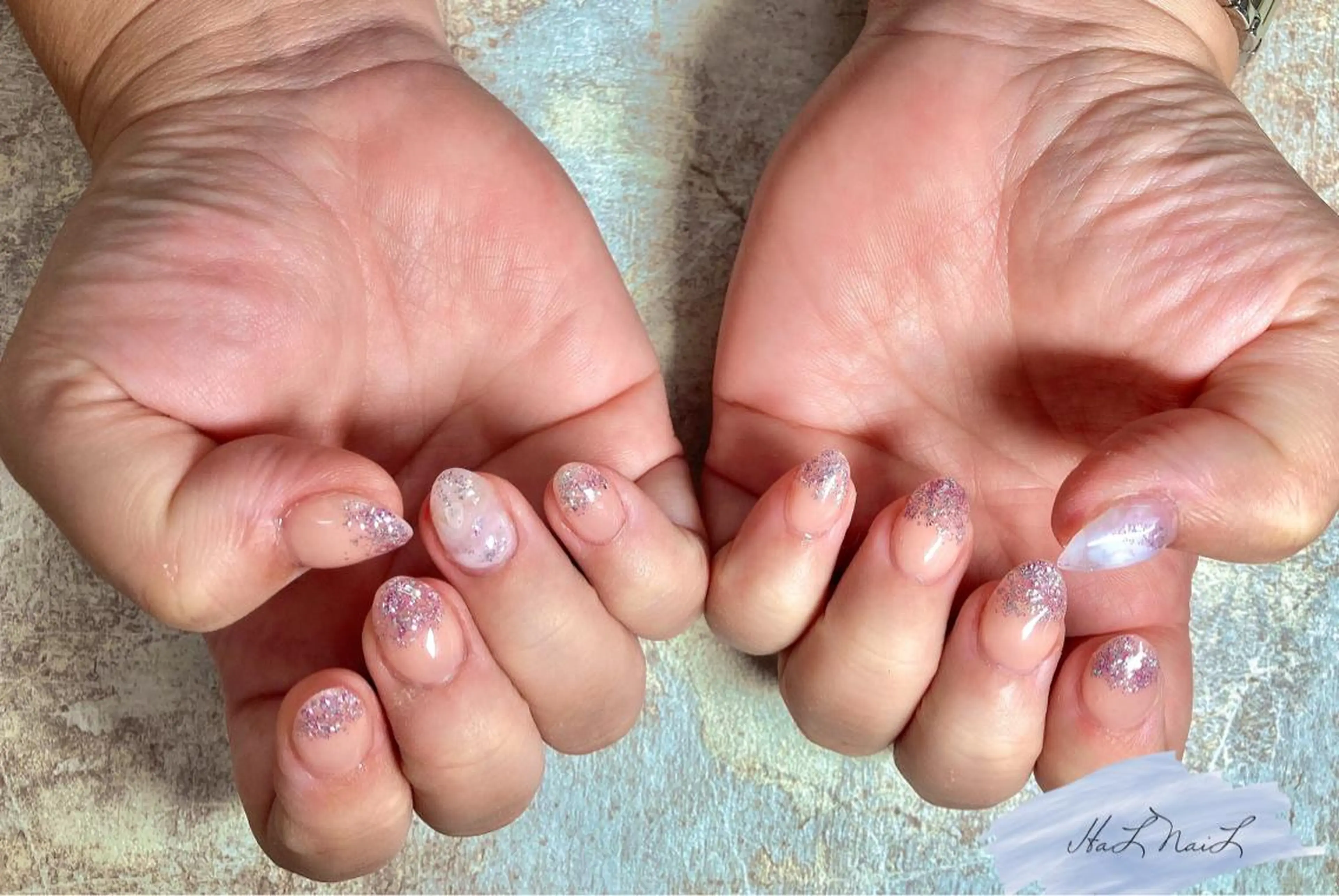 ネイル スカルプネイル ハンドネイル HaL NaiLのネイルデザイン