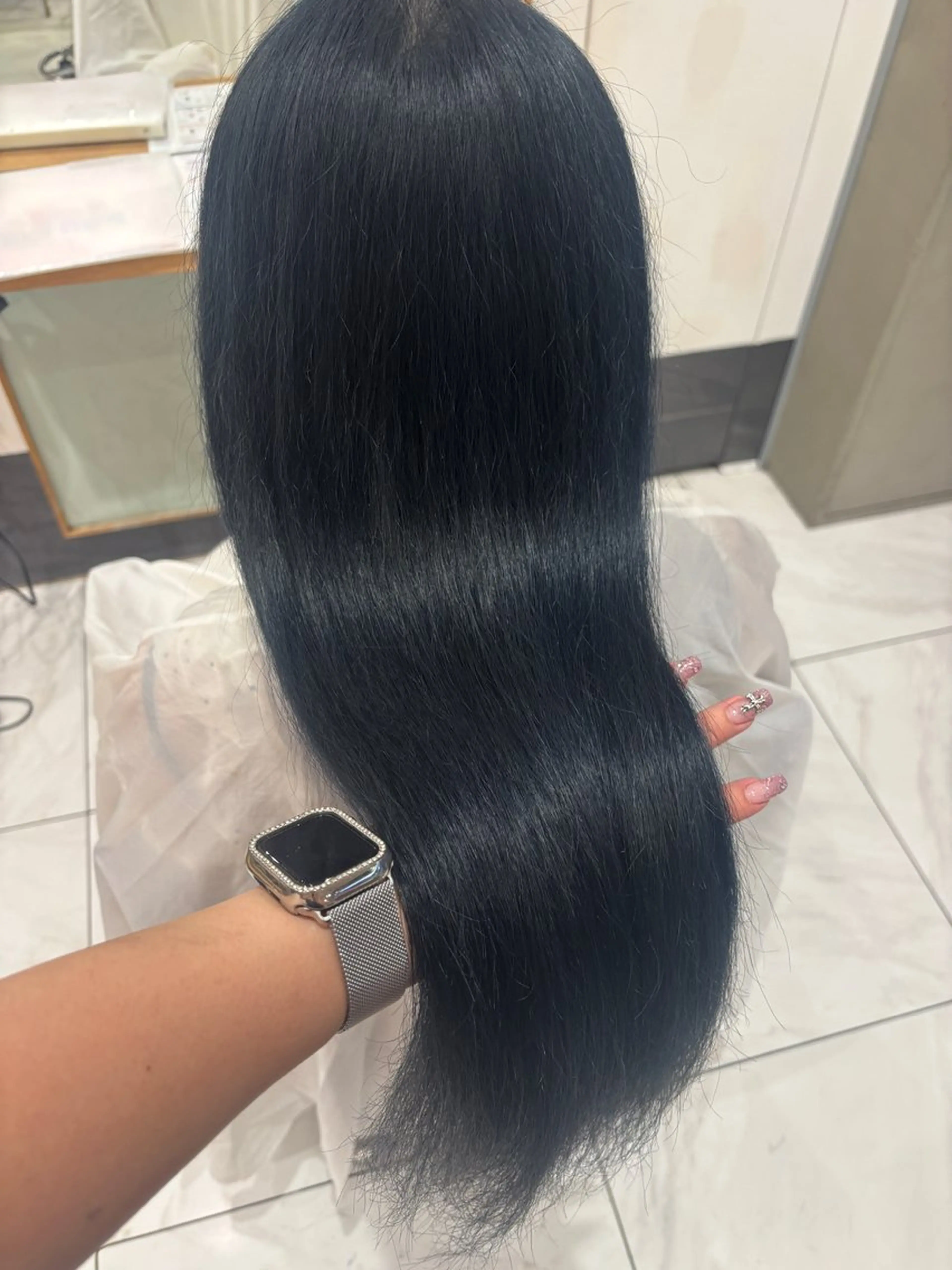 ロング トリートメント ️🩵RINKA/ ハイトーンカラー🩵のヘアスタイル