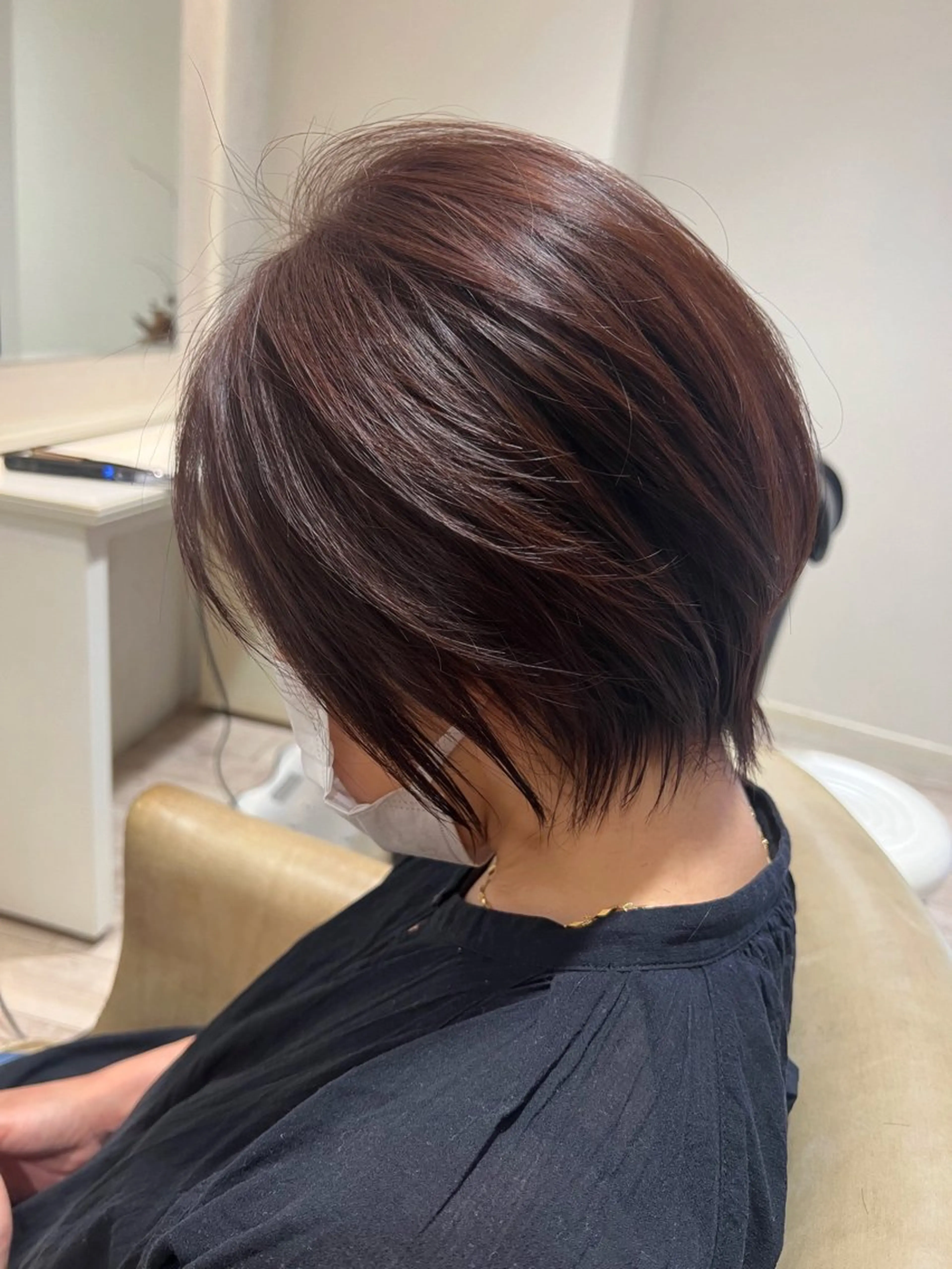 ショート カラー カット ヘアカラー ヘッドスパ Mirror'所属・韓国ヘア/ショート 押本恵一のヘアスタイル