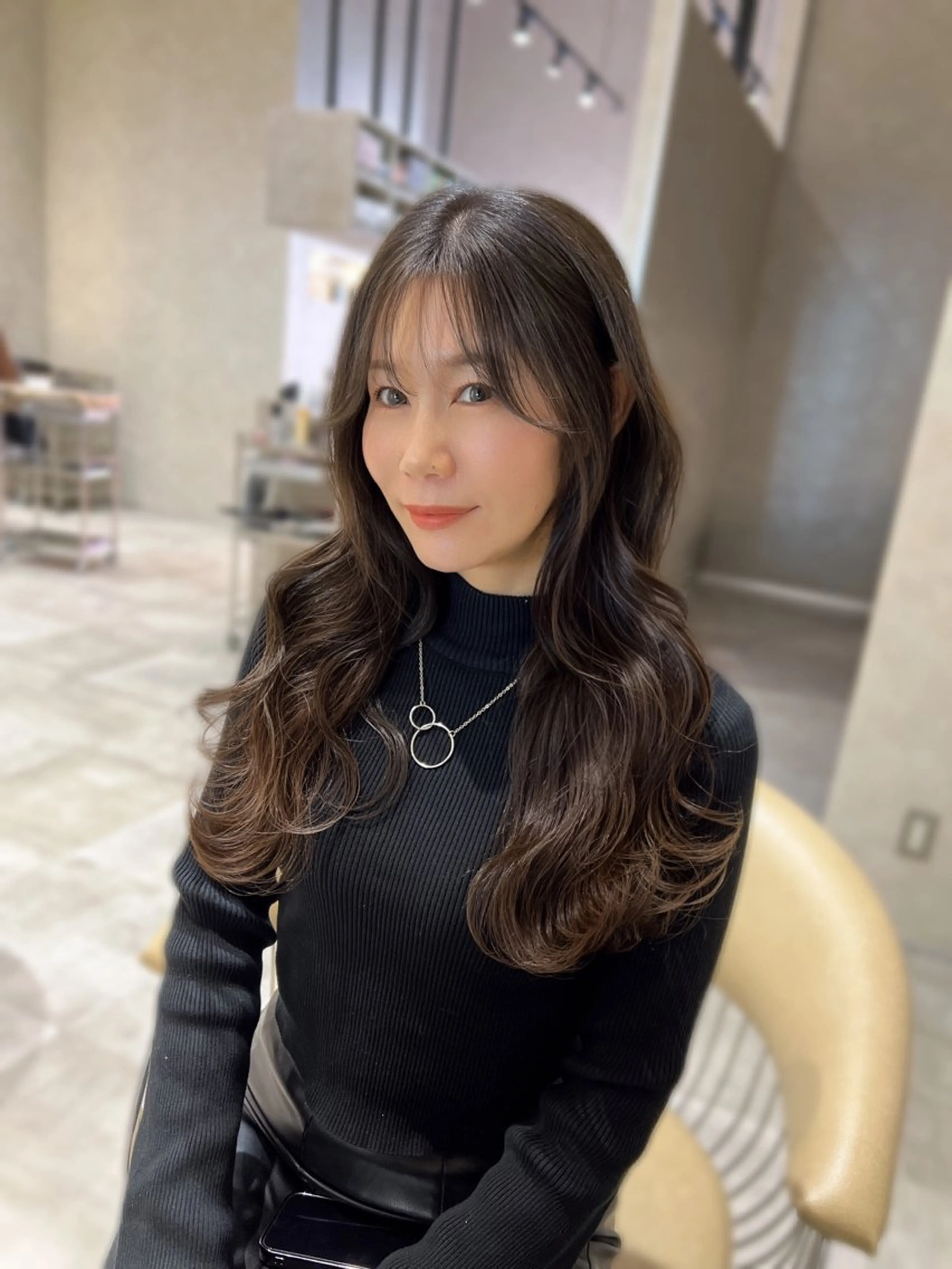 ロング DEAN豊橋店所属・🩵シオリ/透明感/ ハイトーン🩵のヘアスタイル