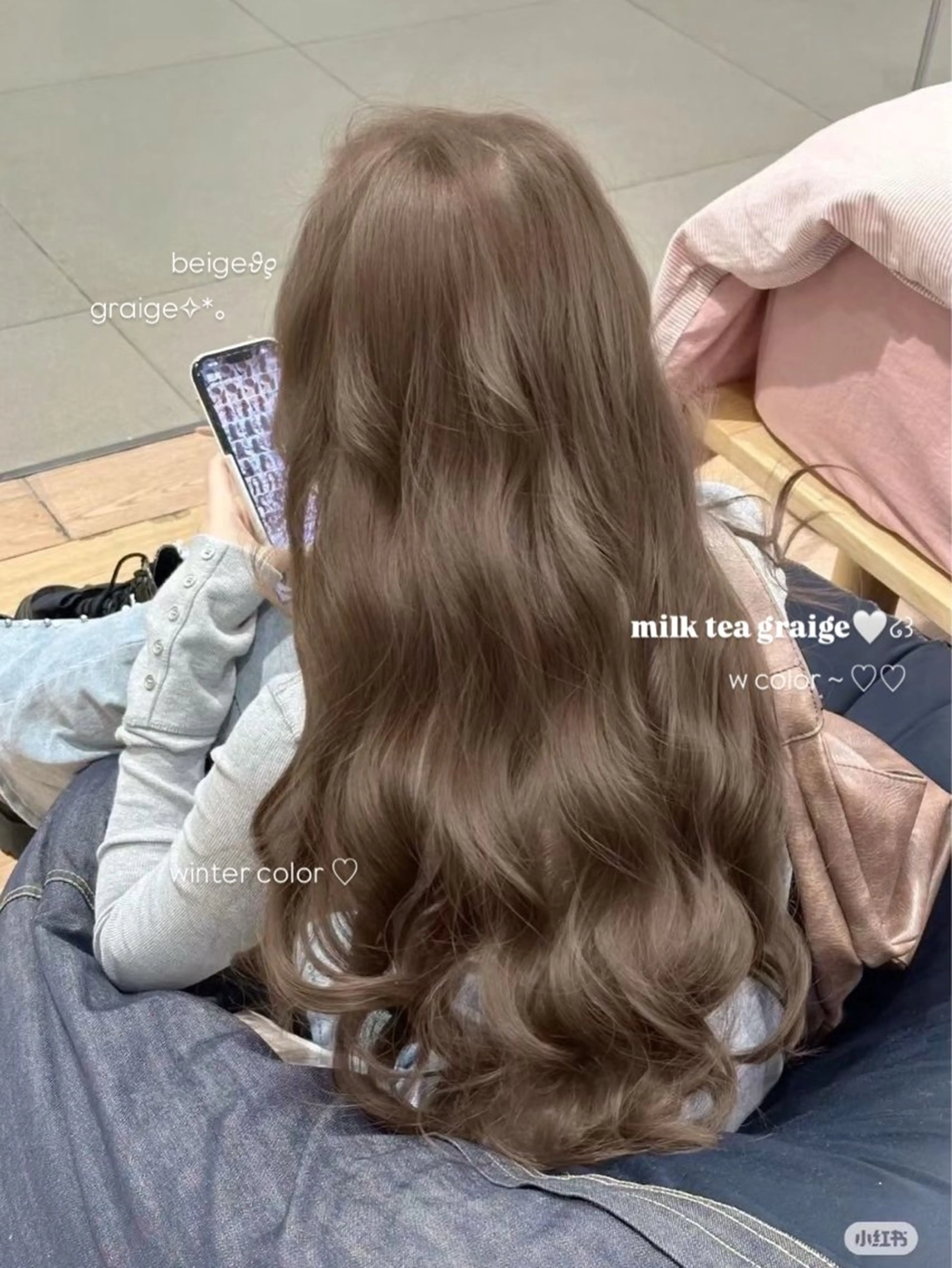 カラー ヘアカラー 透ける透明感カラー 🤍anju🪽ྀིのヘアスタイル