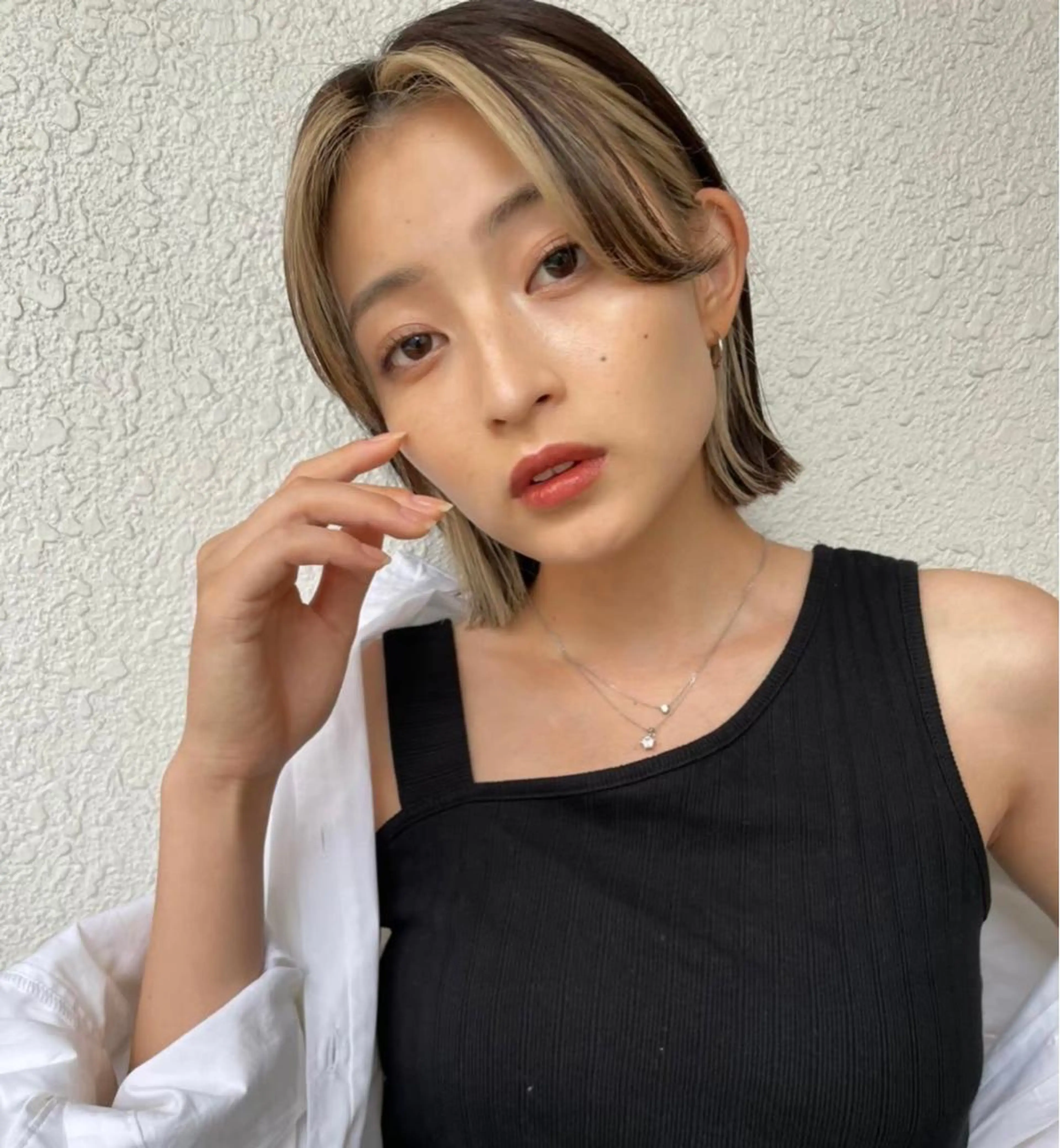 ミディアム カラー カット ヘアカラー トリートメント レイヤー/韓国ヘア 縮毛矯正🫧鈴木颯のヘアスタイル