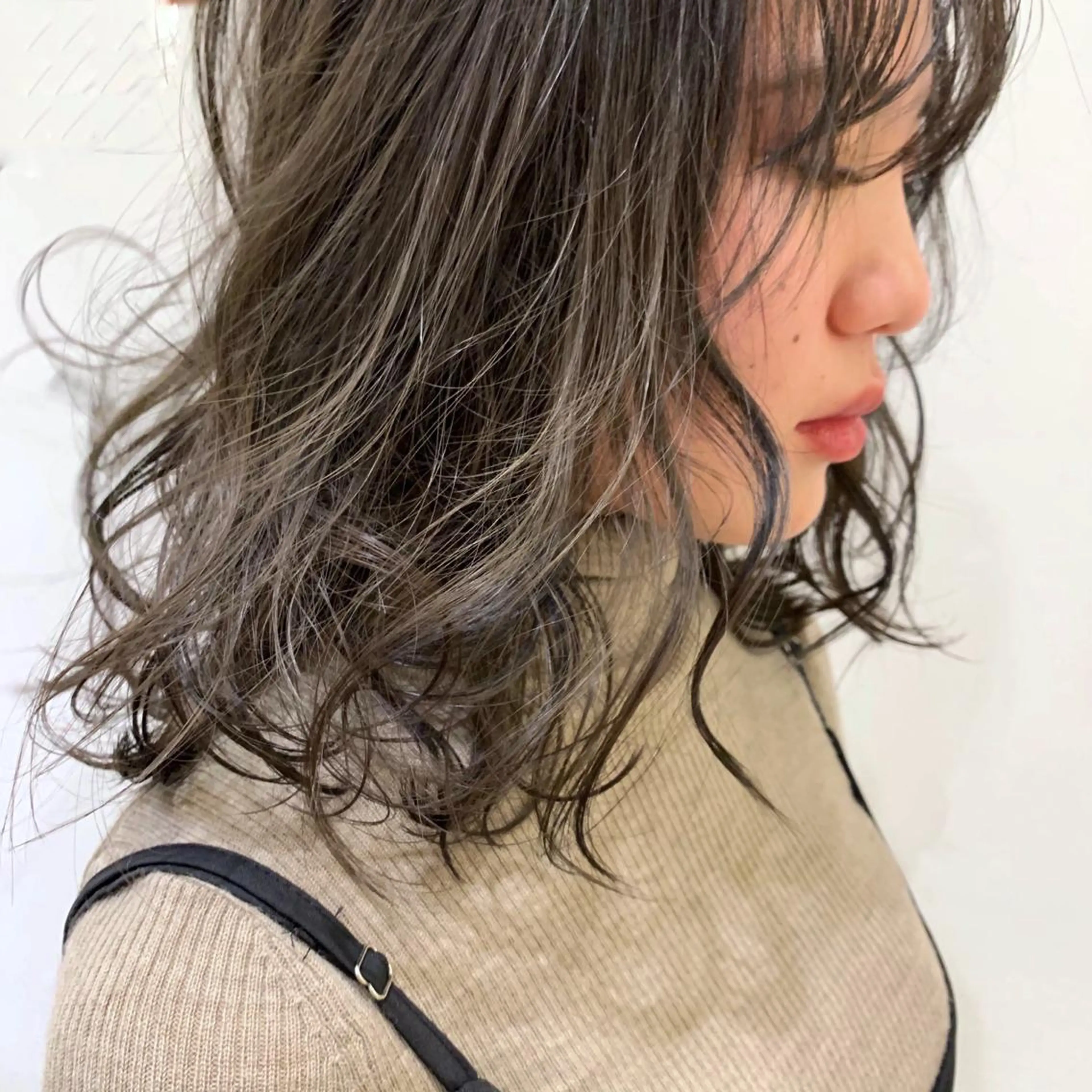 カラー ベージュカラー 🍊mai🍊 似合わせパーマのヘアスタイル