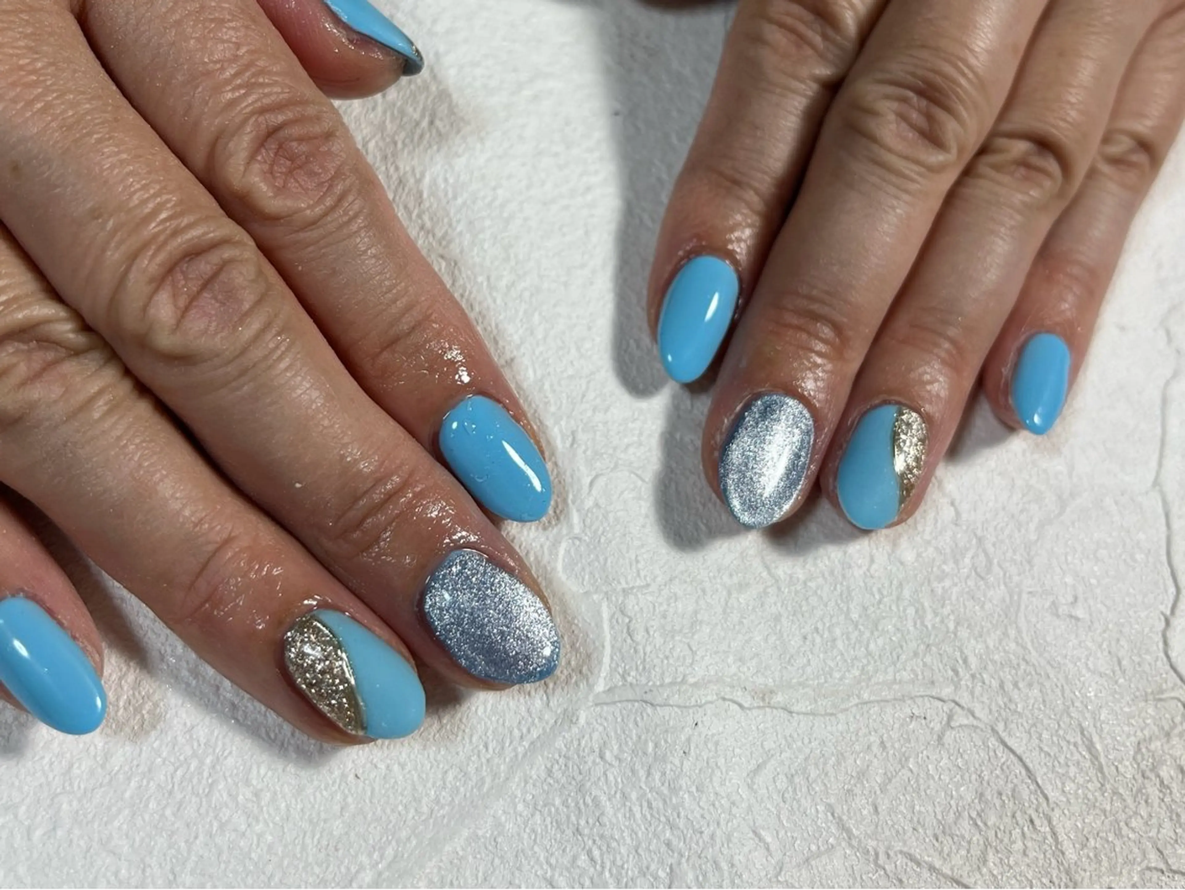 ネイル オーロラネイル フラワーネイル フットネイル フレンチネイル ジェルネイル kiki nail たまプラーザのネイルデザイン