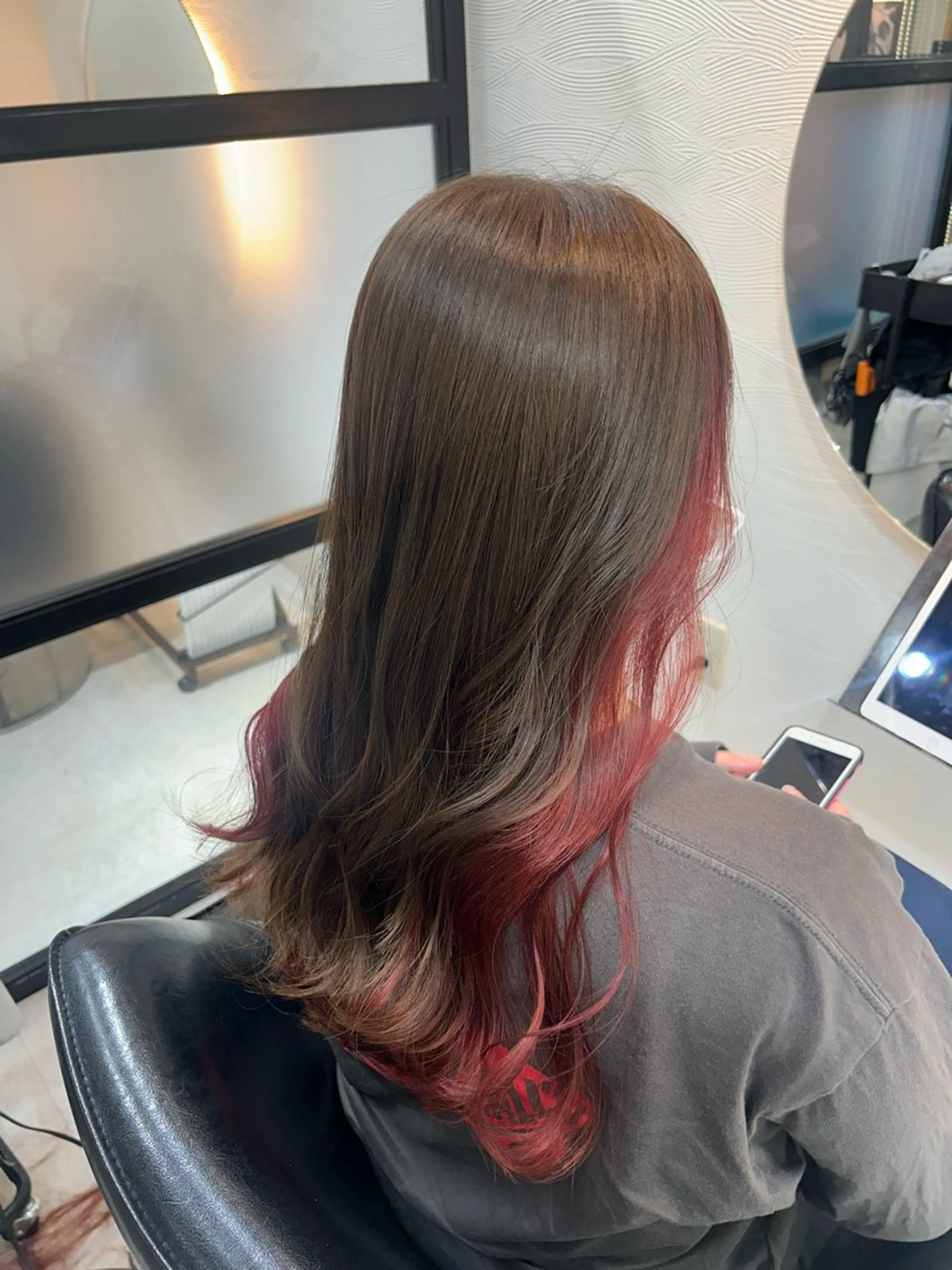セミロング カラー カット ヘアカラー 🤍透明感/韓国風 🤍サクラギヒトミのヘアスタイル
