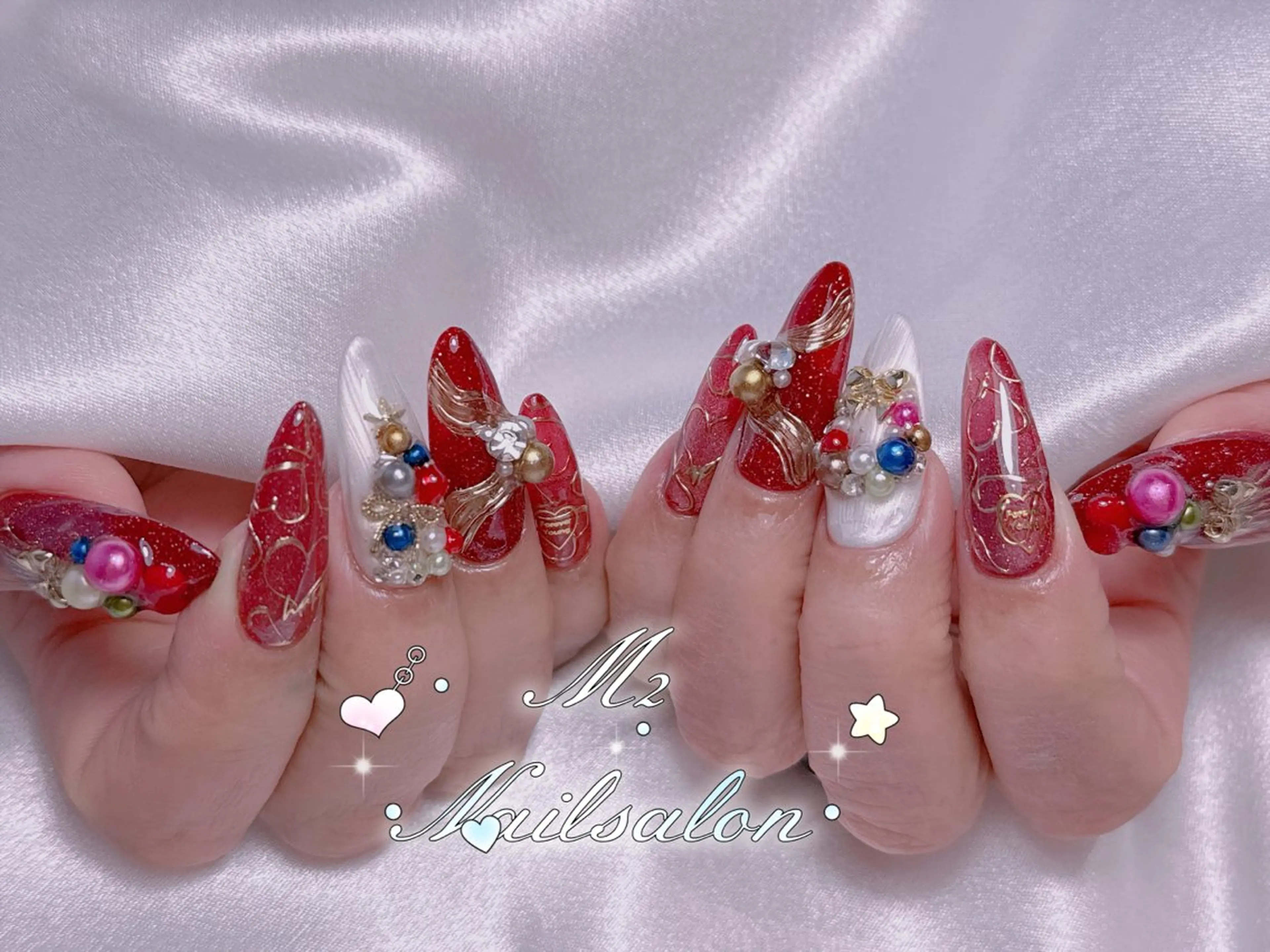 ネイル 長さだし専門店 M2　rikaのネイルデザイン