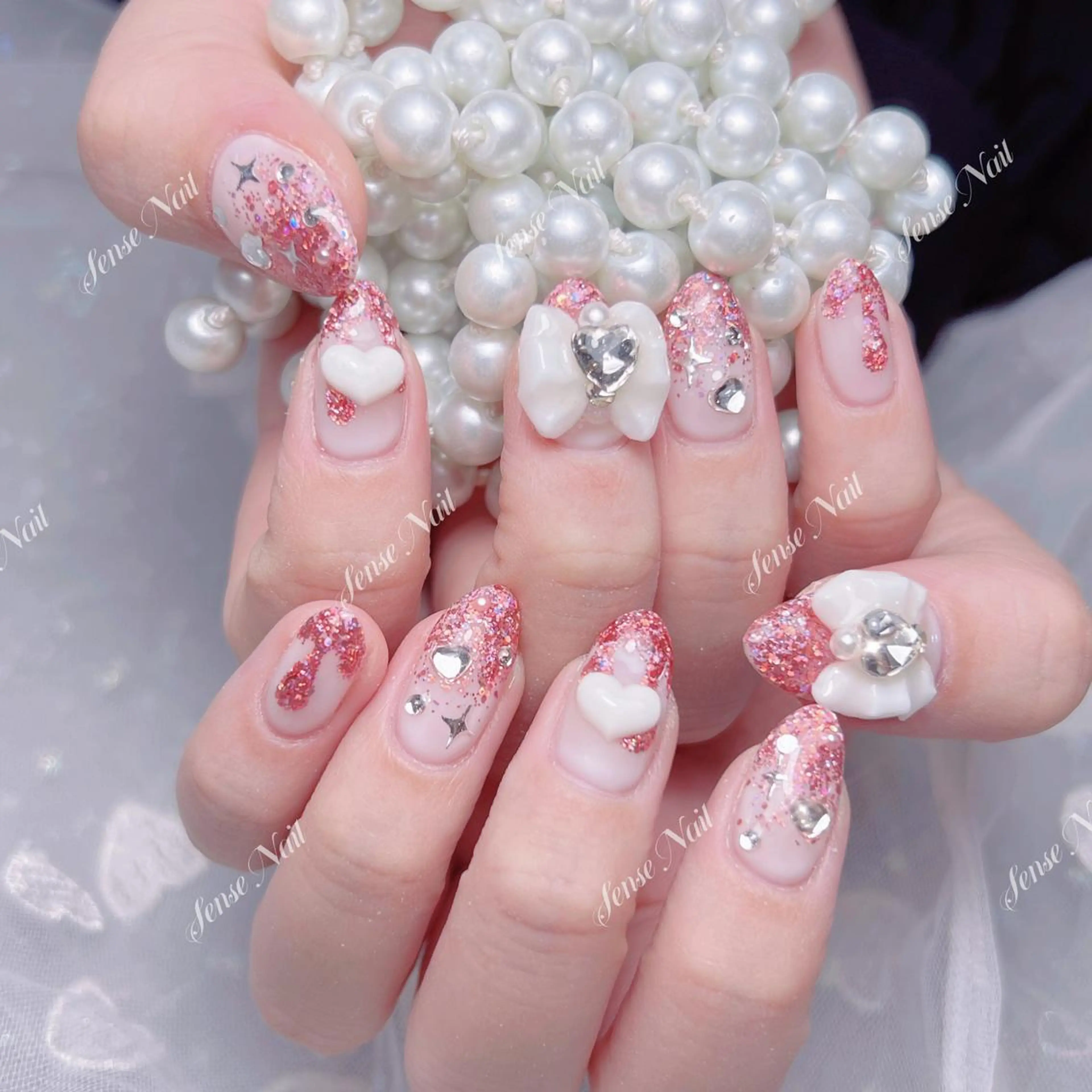 ネイル ハンドネイル ハンドケア Bunny 🐰のネイルデザイン