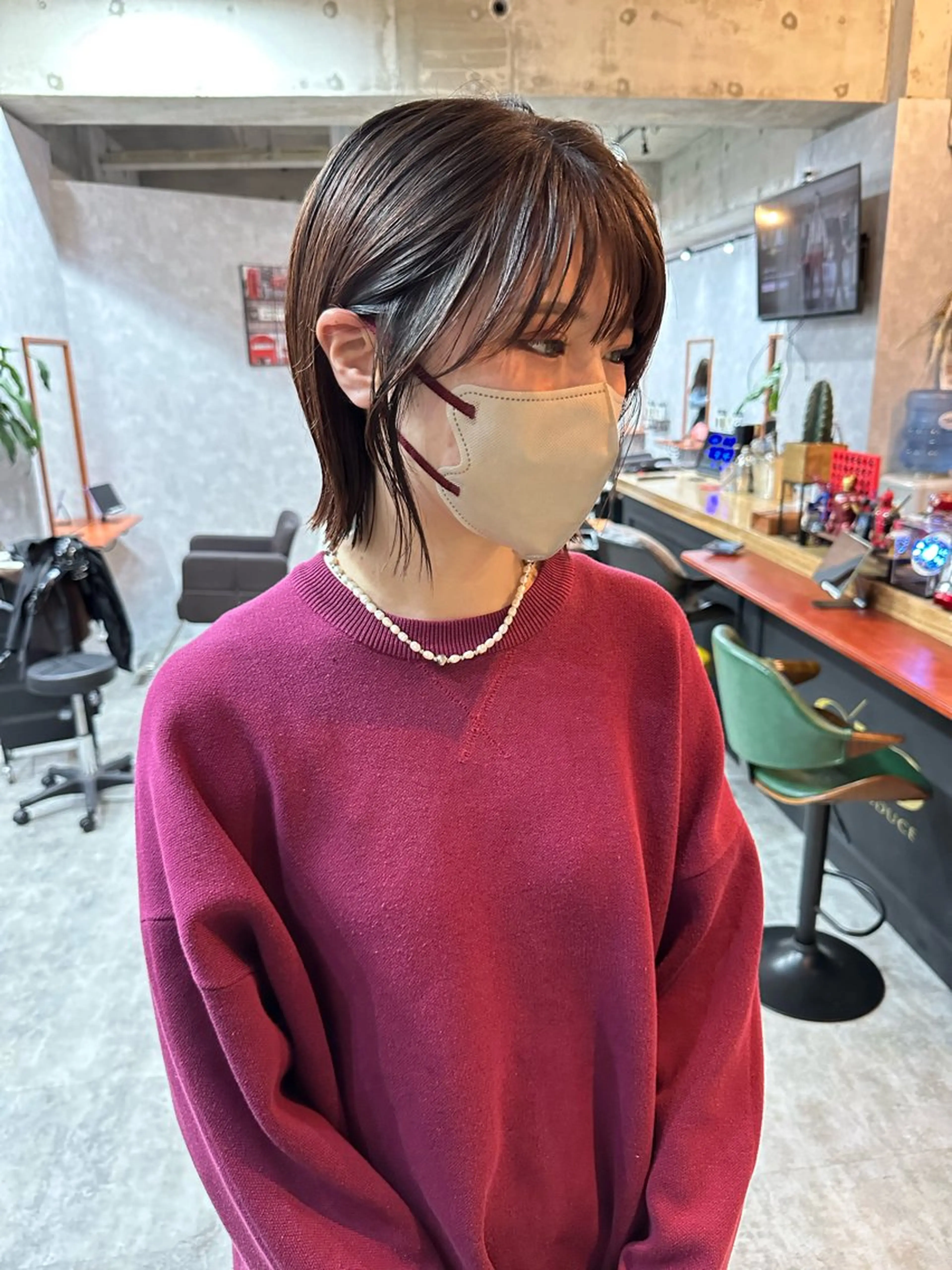 ショート 切りっぱなしボブ ショートボブ ハンサムショート 丸みショート ボブ カット ヘアカラー トリートメント C’LD hair  produce /シールドヘア所属・モテ髪/ボブ/ショー ト/アダチフウトのヘアスタイル