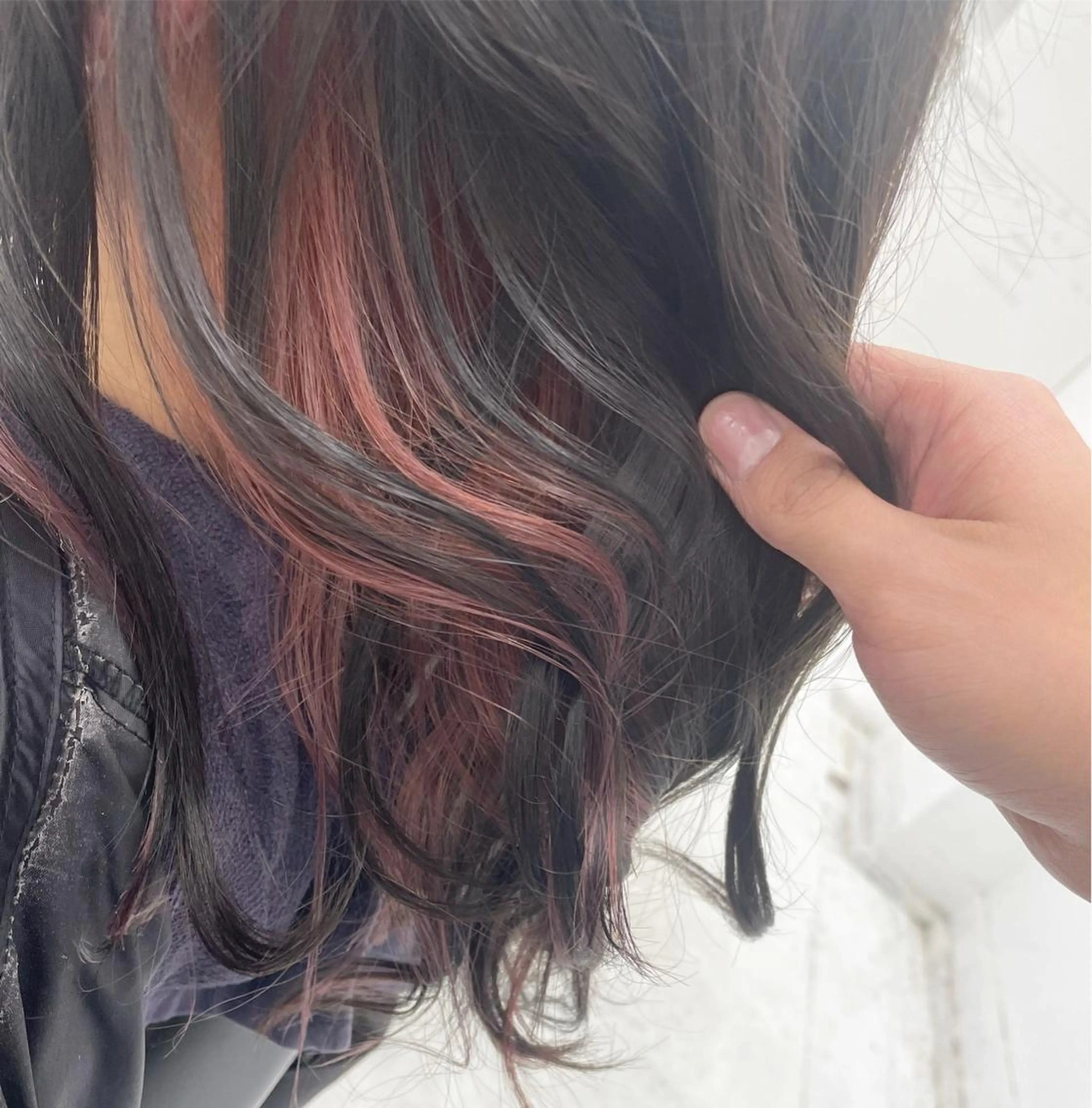 セミロング カラー ピンクカラー 【柏メンズパーマ職人 】店長　KAZUMAのヘアスタイル