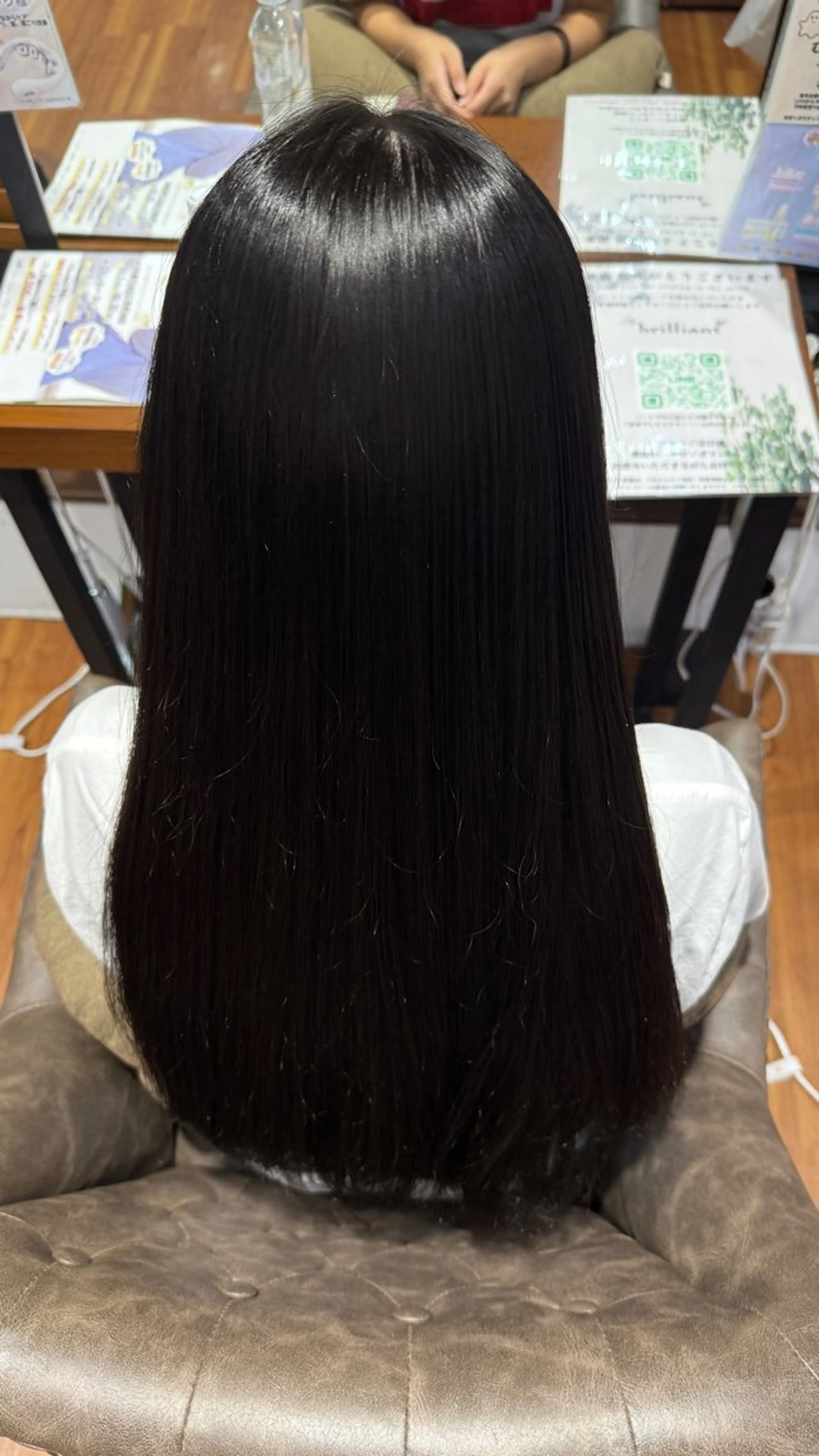 前髪のみ縮毛矯正の写真