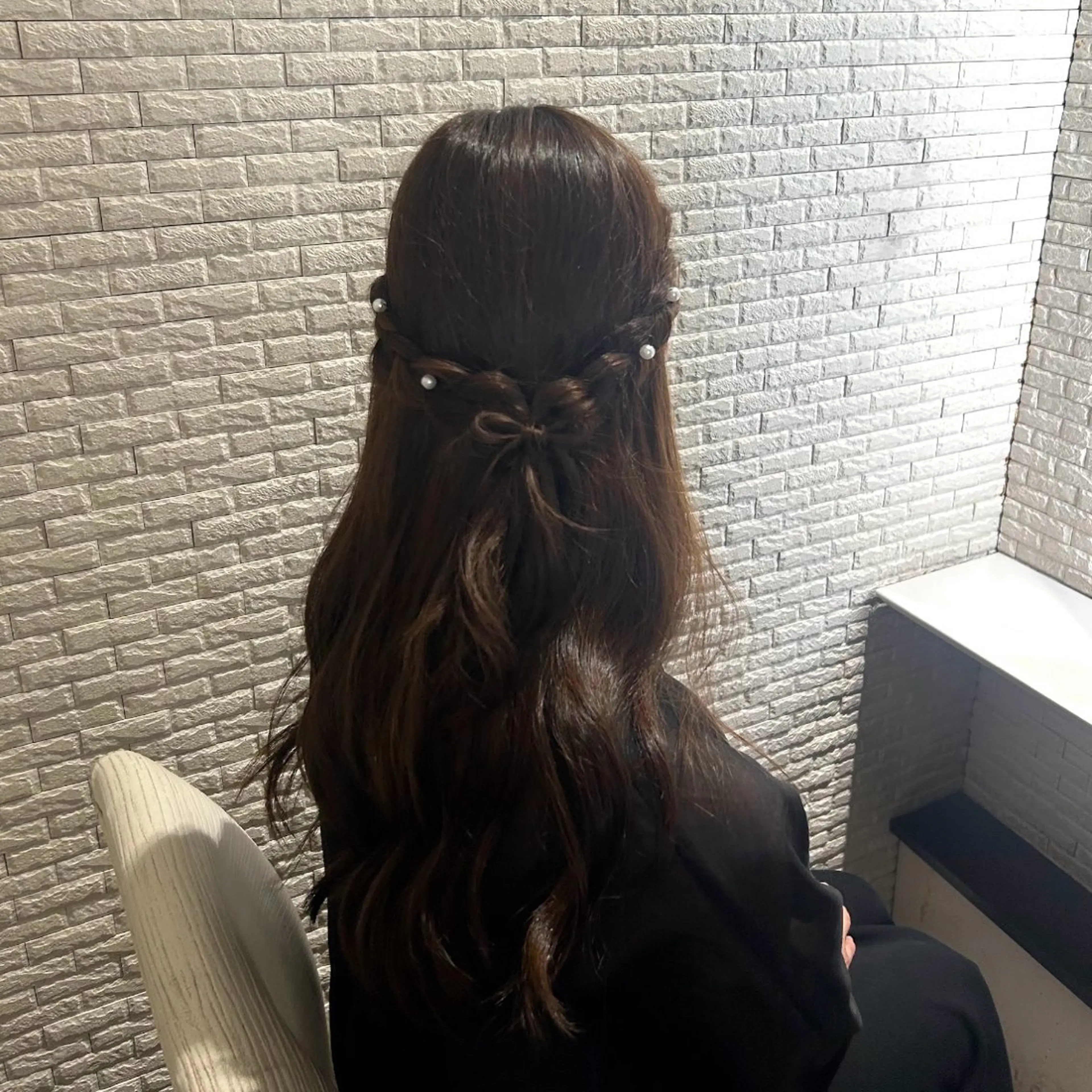 【ブリーチなし】ワンカラー➕ヘアセット🎀🪄➰の写真