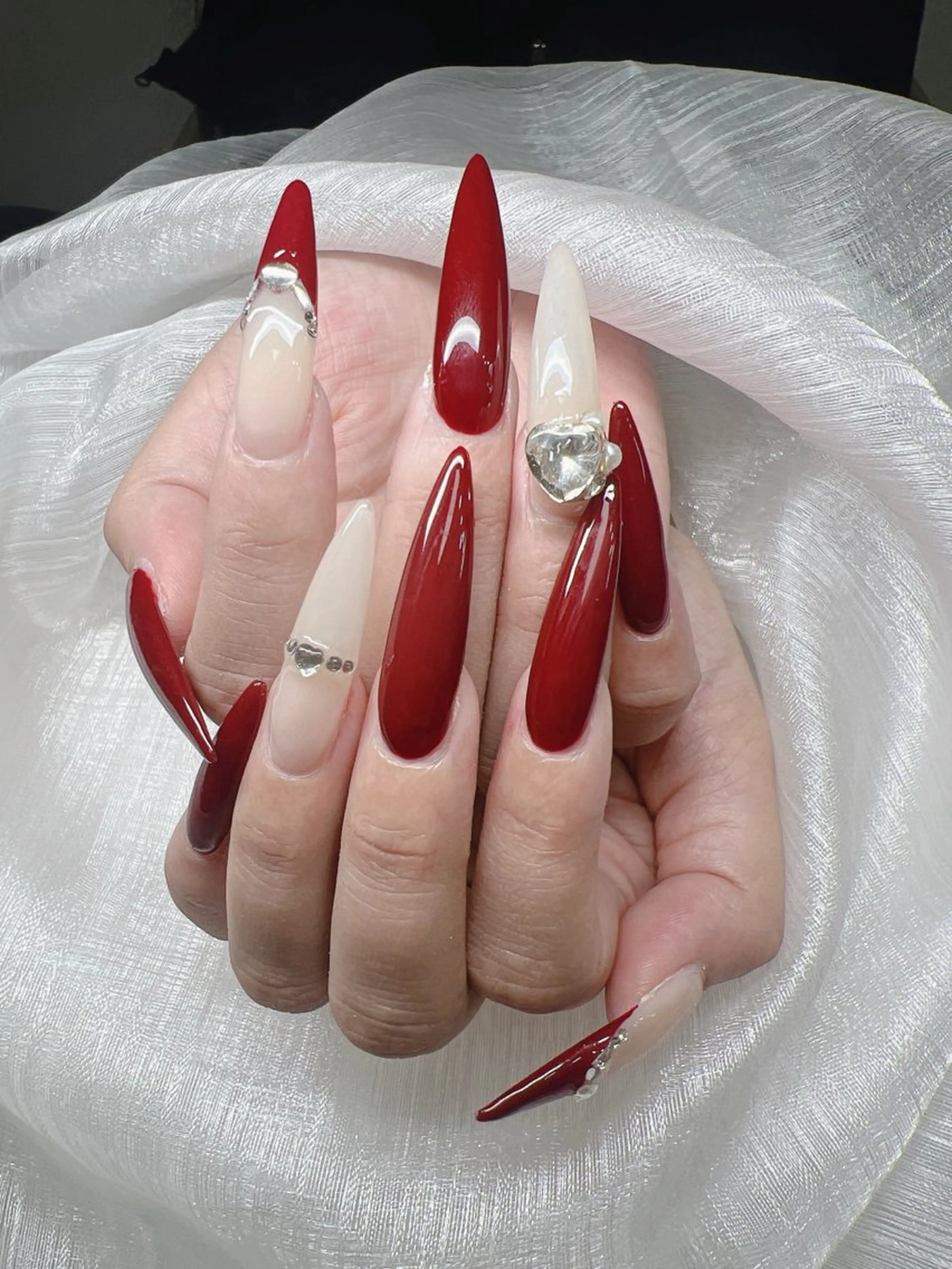 ネイル ハンドネイル Lee Nails チップ長さだし専門店のネイルデザイン