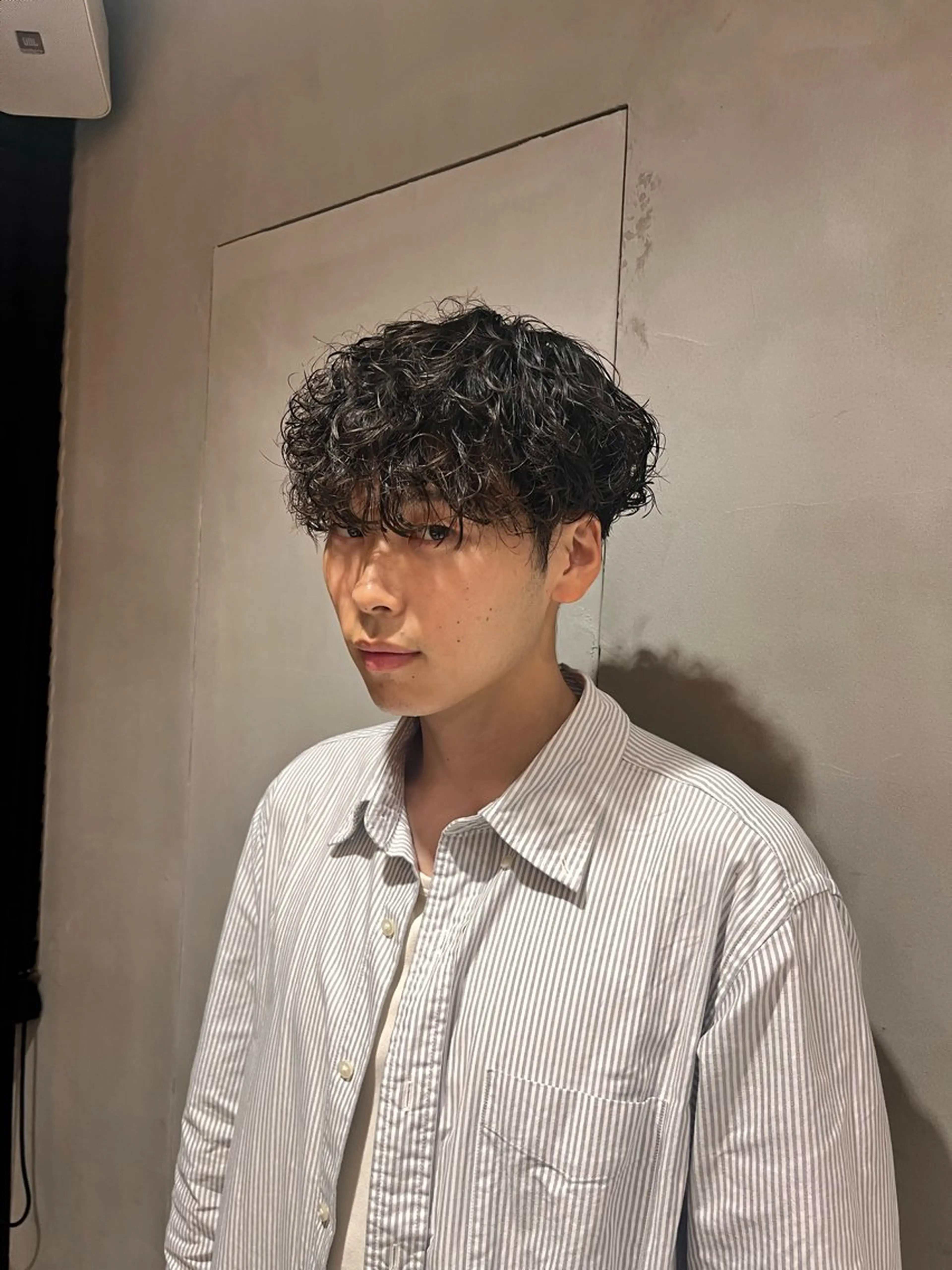 パーマ メンズ メンズパーマ 波巻きパーマ カット パーマ トリートメント jr stylist えのもとりき🐢のヘアスタイル