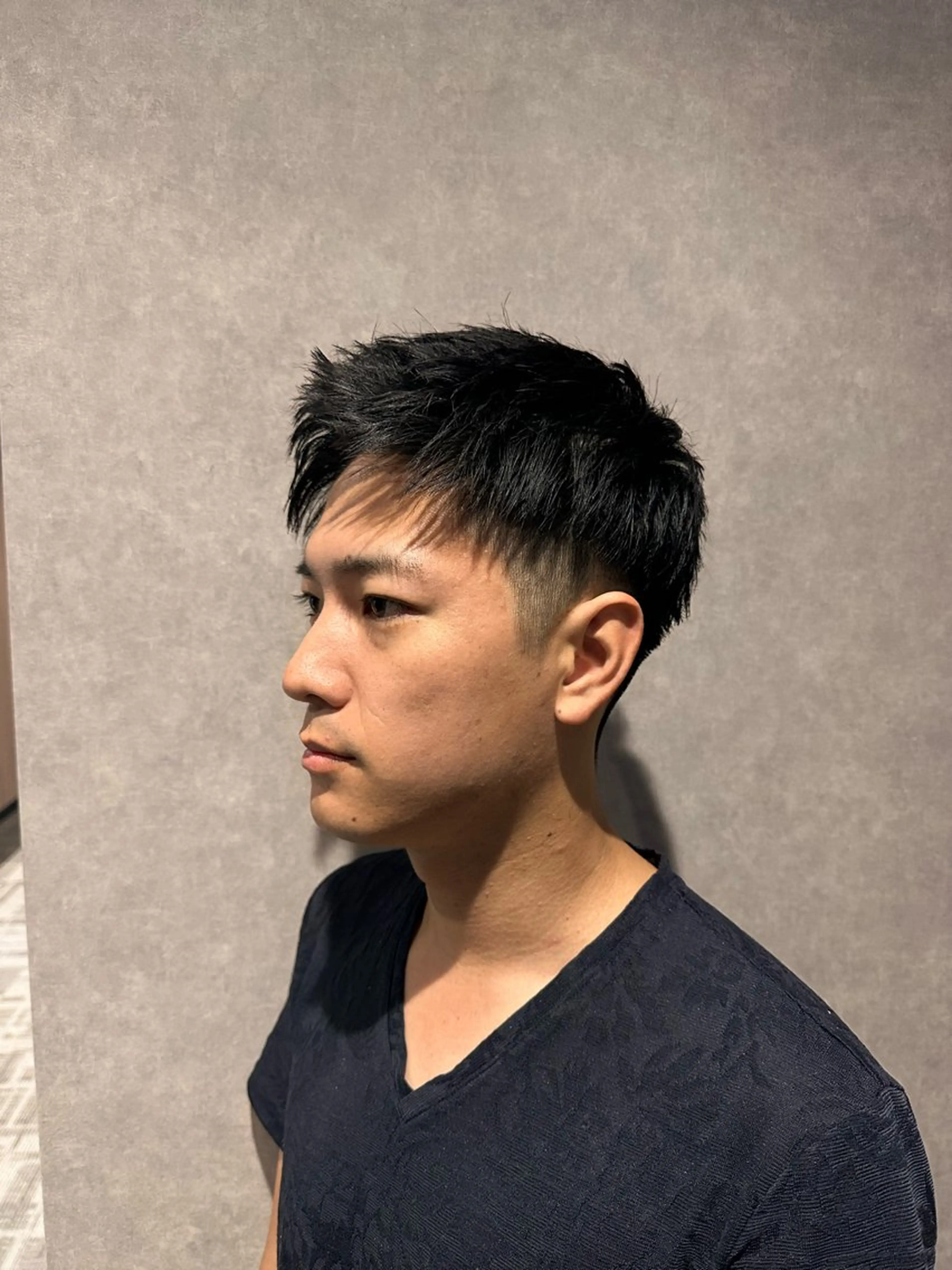 ショート メンズ 田中 瑠星のヘアスタイル